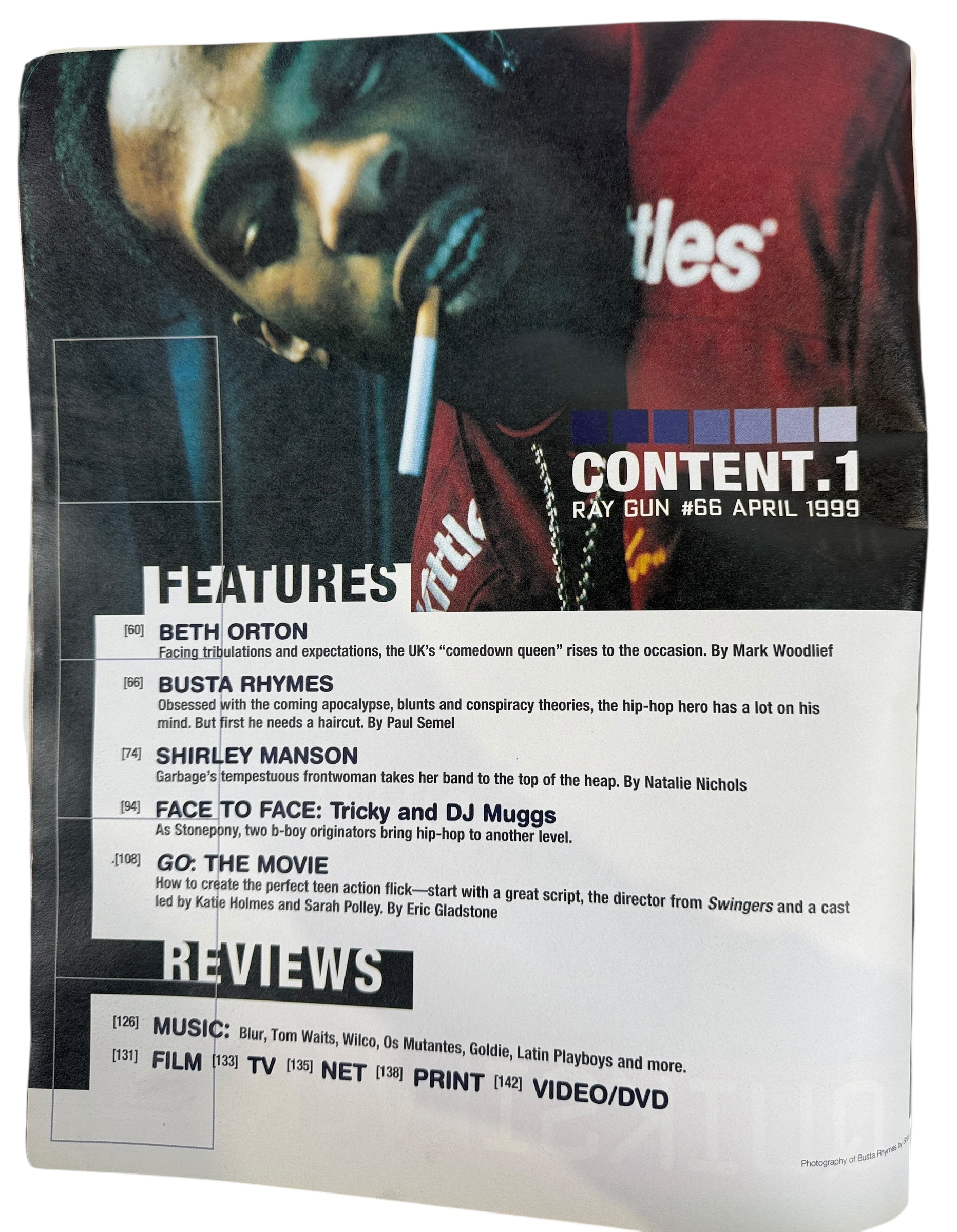 Ray Gun Magazine #66 (April 1999) – Shirley Manson Cover