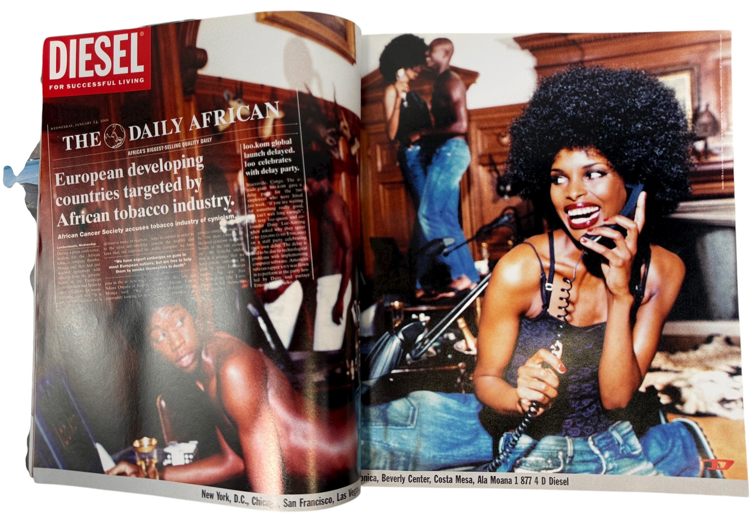 Flaunt Magazine May 2001 Music Issue featuring R.E.M., Depeche Mode, and Missy Elliott. Collectible early-2000s pop culture magazine, Issue #24.