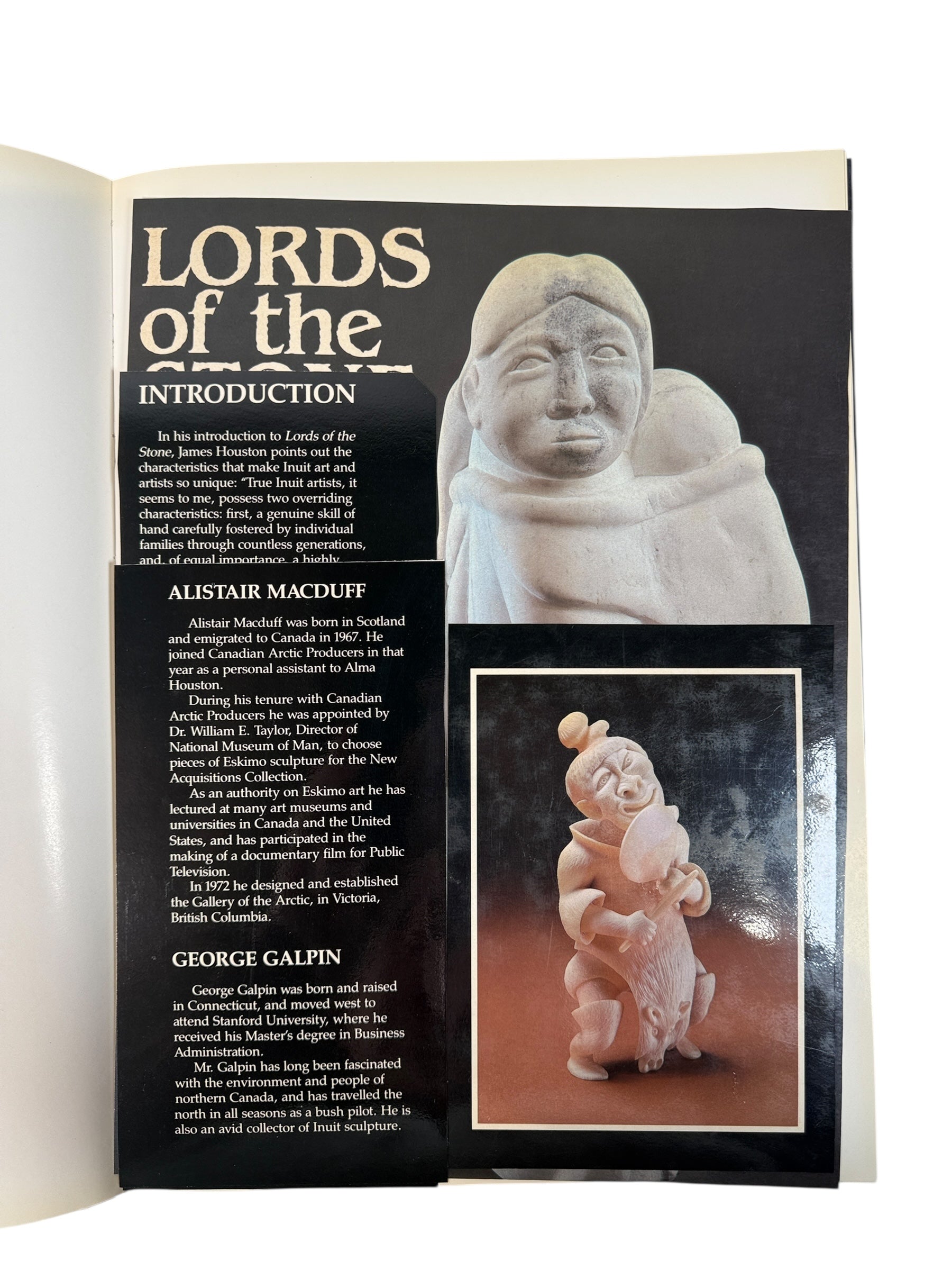 Lords of the Stone, Inuit Sculpture Art Book, Alistair Macduff Galpin