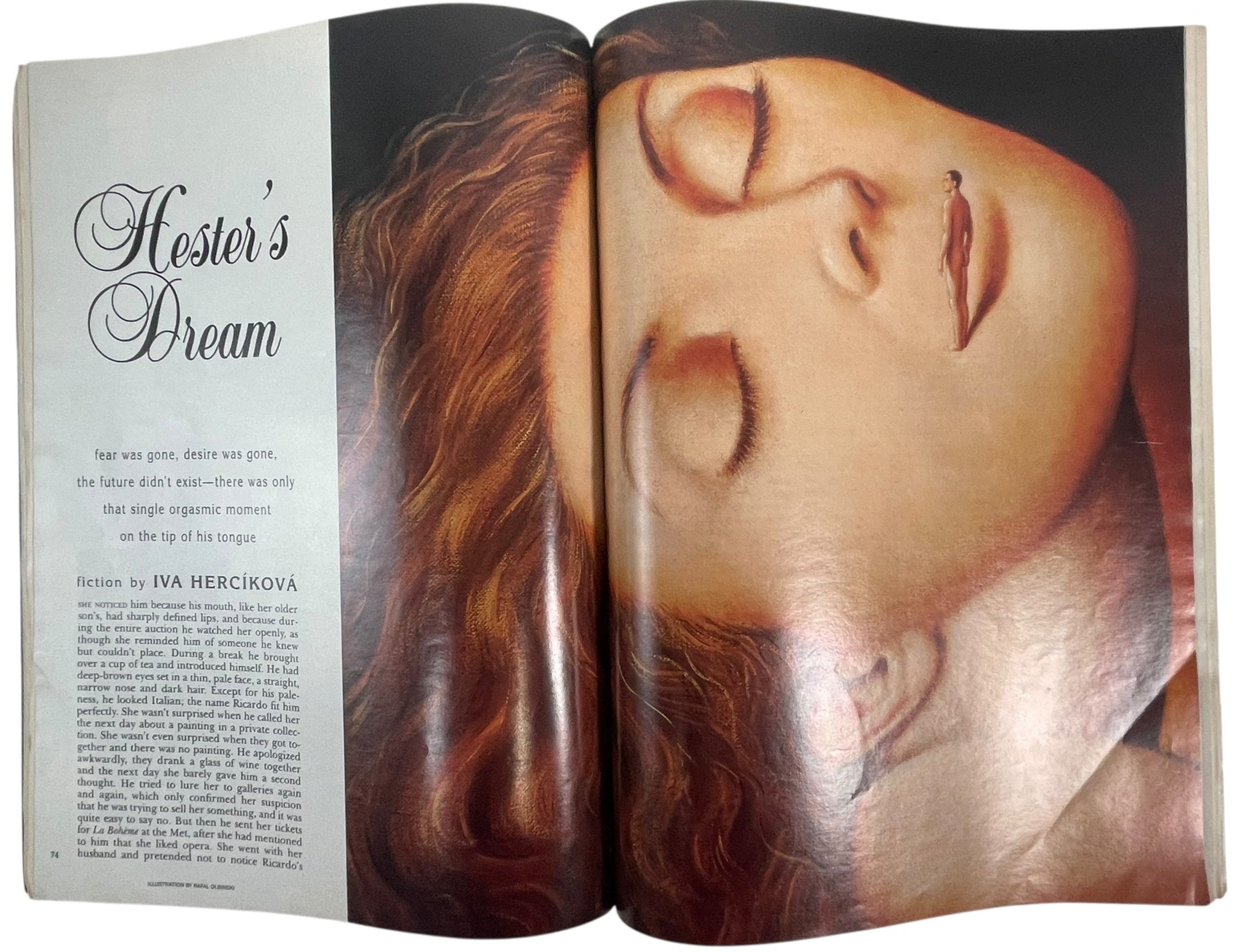 Vintage Glamour Magazine: Playboy March 1995 Supermodel Amber Smith