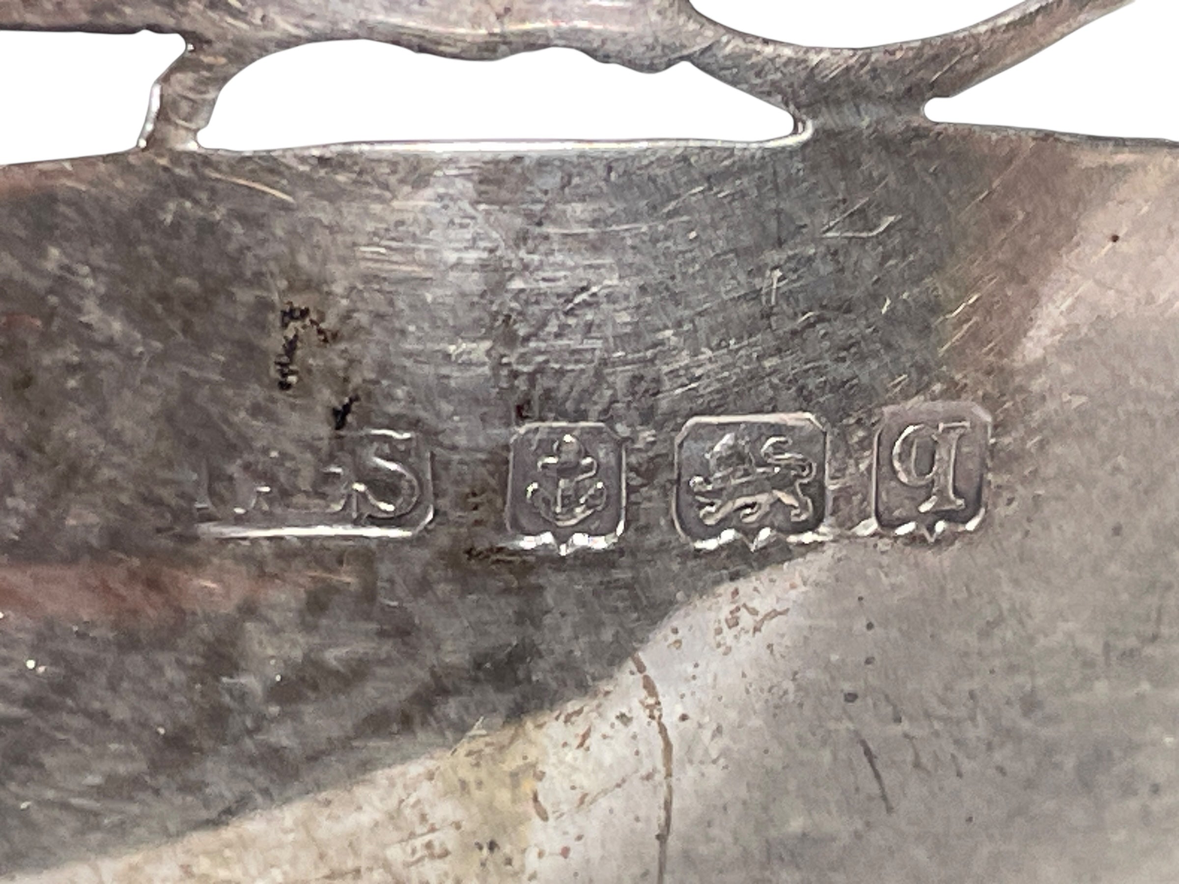 Antique 1914 L&S Sterling Silver Bowl – Flower Design, Pierced Buttress Feet, Birmingham Hallmarks