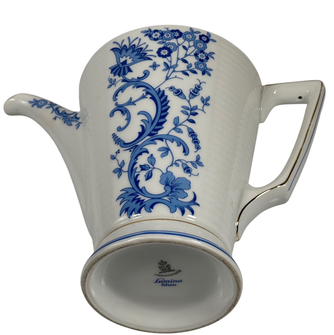 Mid-Century Heinrich Selb Bavaria – Lumina Blau Coffee Pot