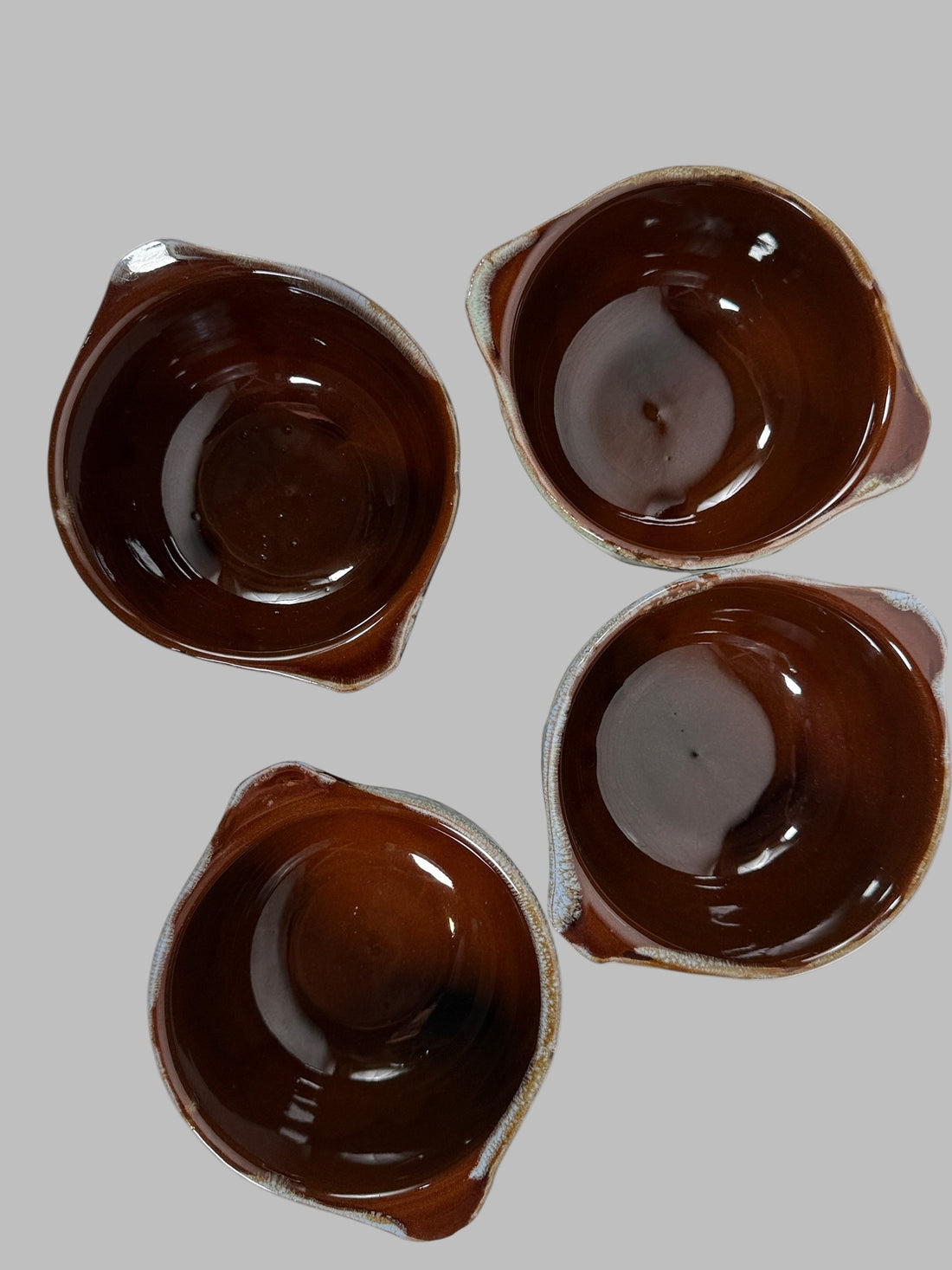 Vintage Japanese Stoneware Soup/Chili Bowls – Set of 4