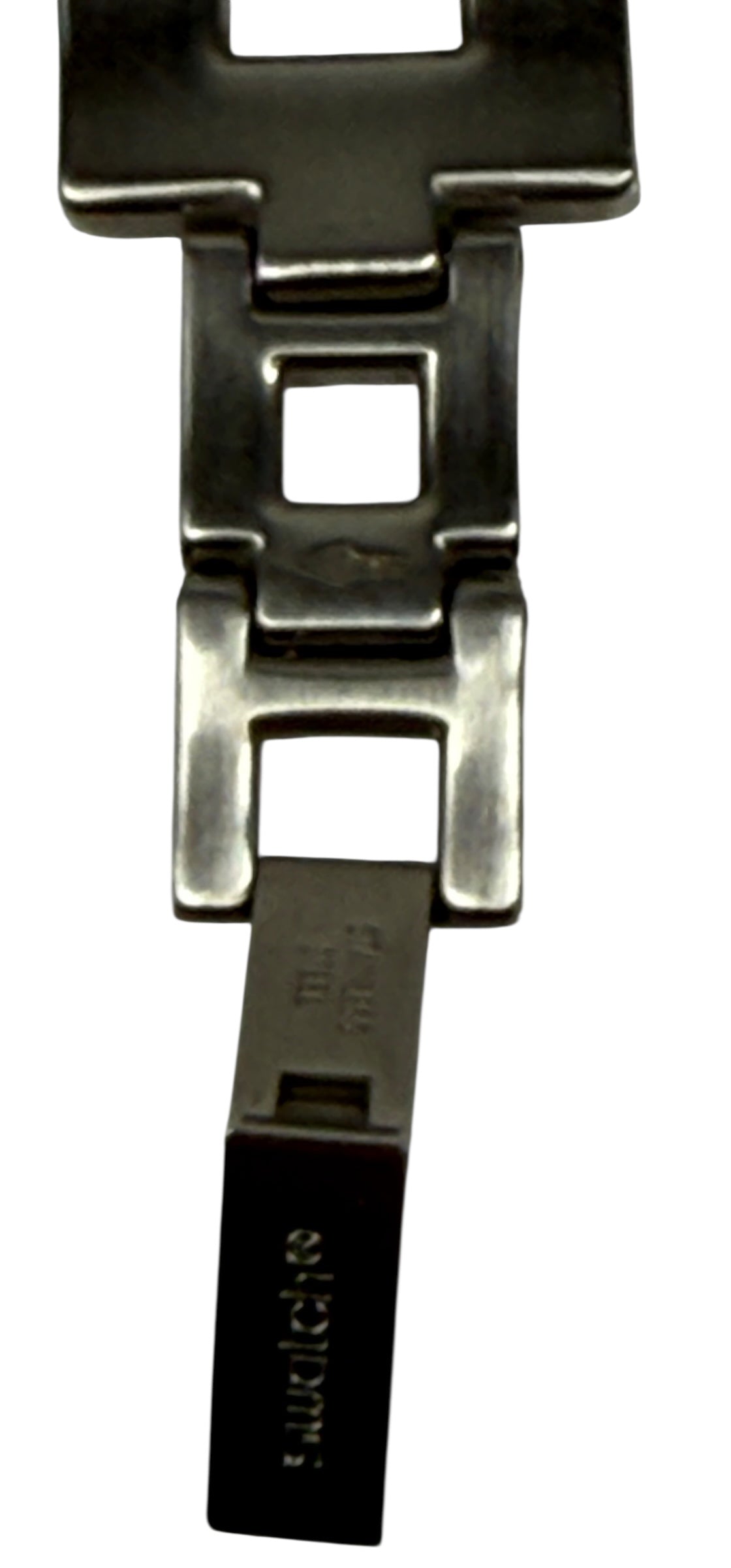 Montre-bracelet carrée vintage Swatch en émail – Bleu et violet