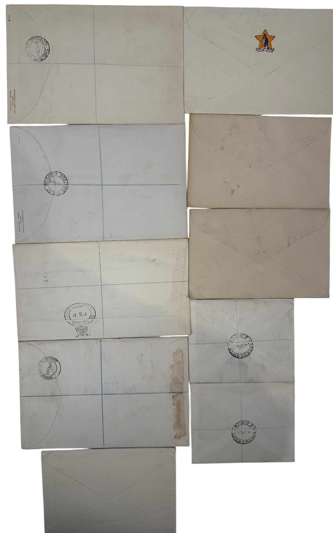 South Africa First Day Covers Lot – 1947–1955 Historical Set