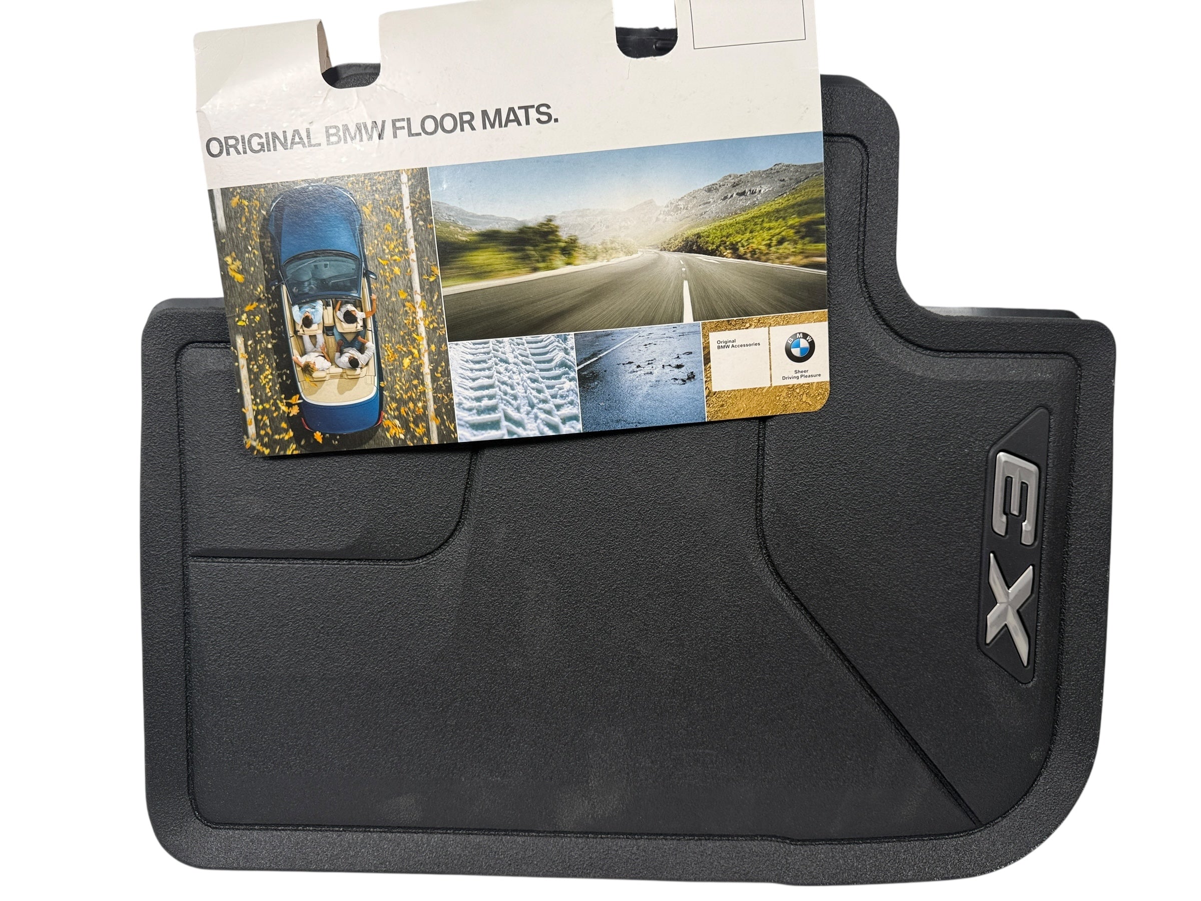 BMW X3 OEM Rubber Floor Mats – All-Weather 4-Piece Set - NEW