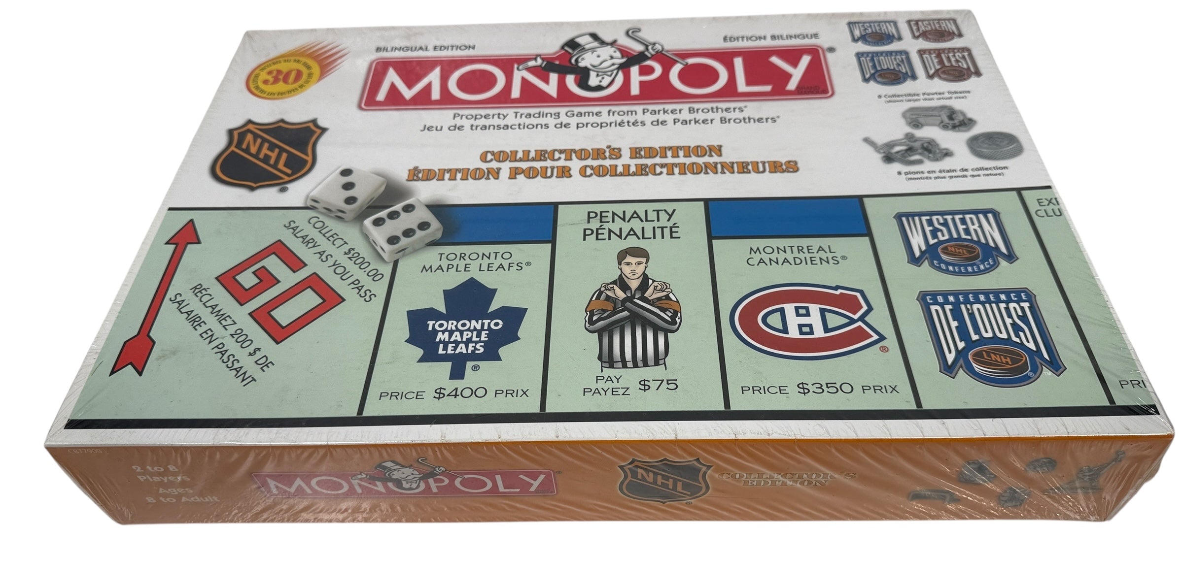 1999 NHL Monopoly Collector’s Edition – Bilingual, Sealed