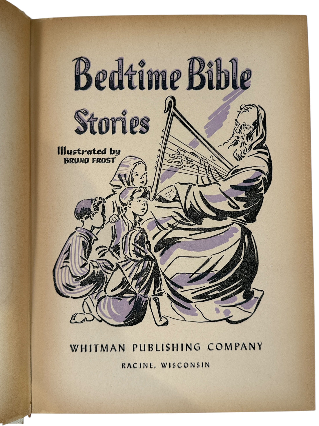 Vintage 1960s Whitman Bedtime Bible Stories – Illustrated