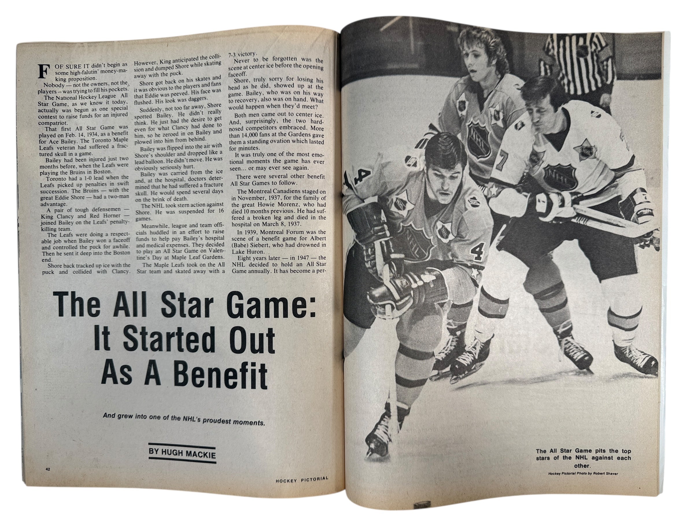 Vintage 1974 Hockey Pictorial – Bobby Orr Cover (No Poster)