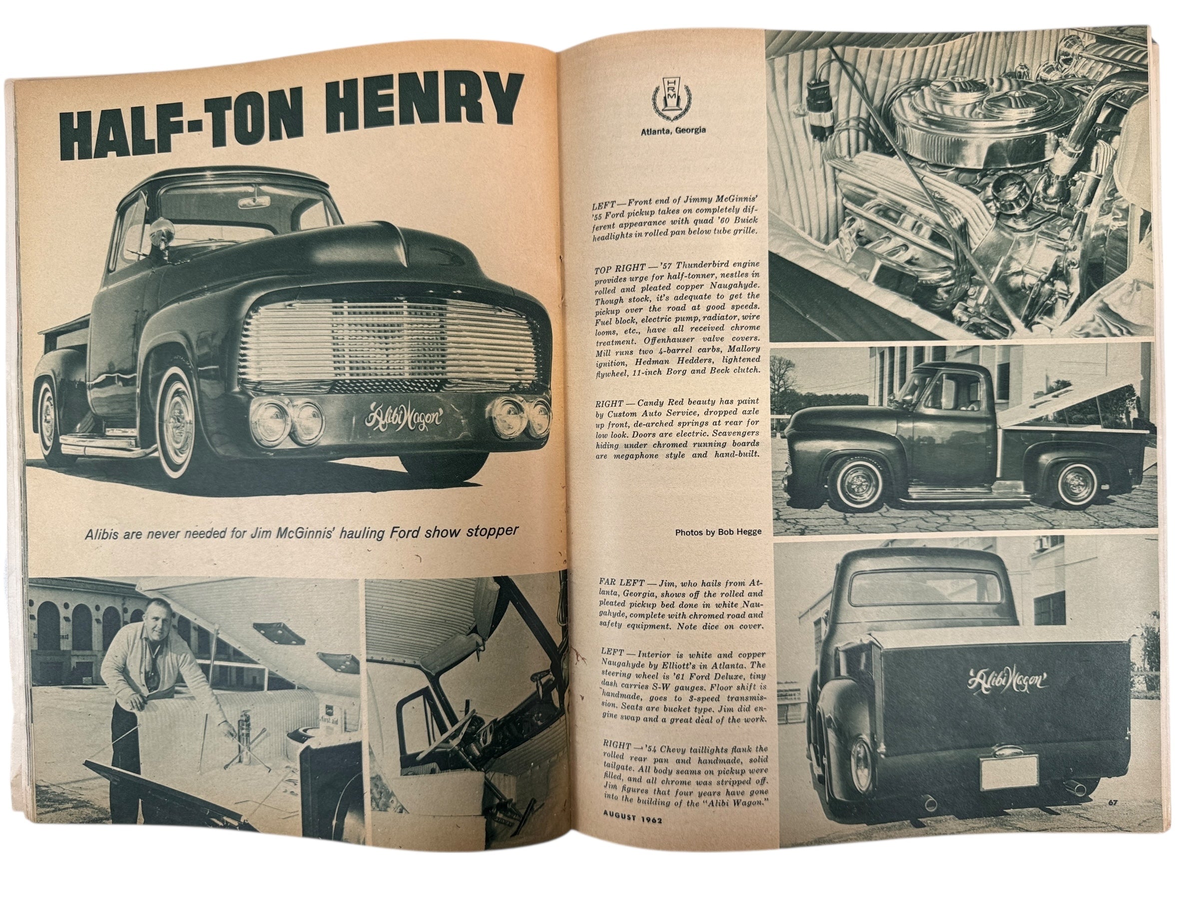 1962 Hot Rod Magazine Lot Aug & Oct – Tony Nancy Dragster & ’63 Corvette