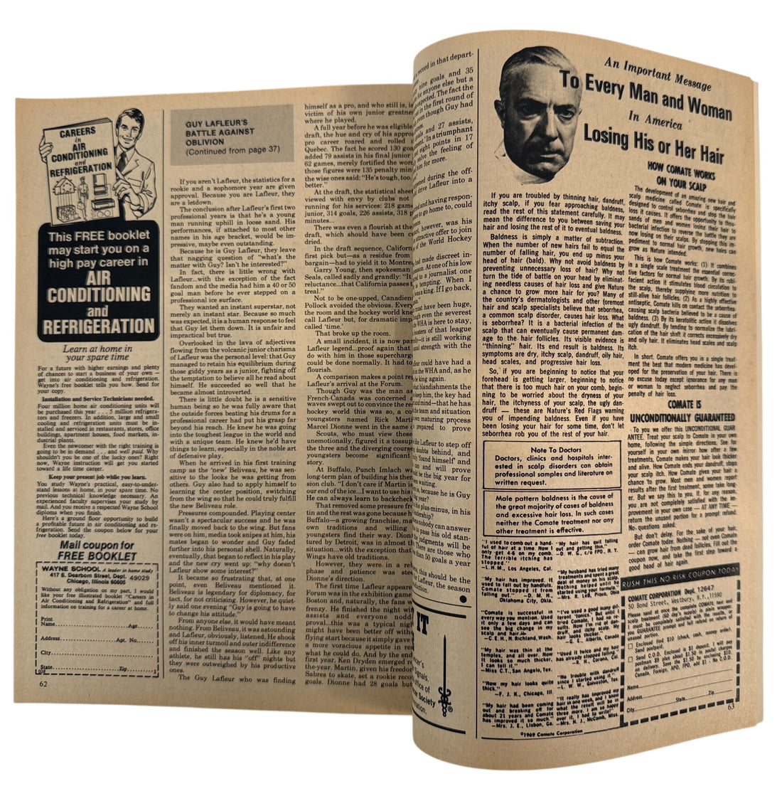 1974 Super Sports Magazine – Bobby Orr Cover,  & Guy Lafleur Article