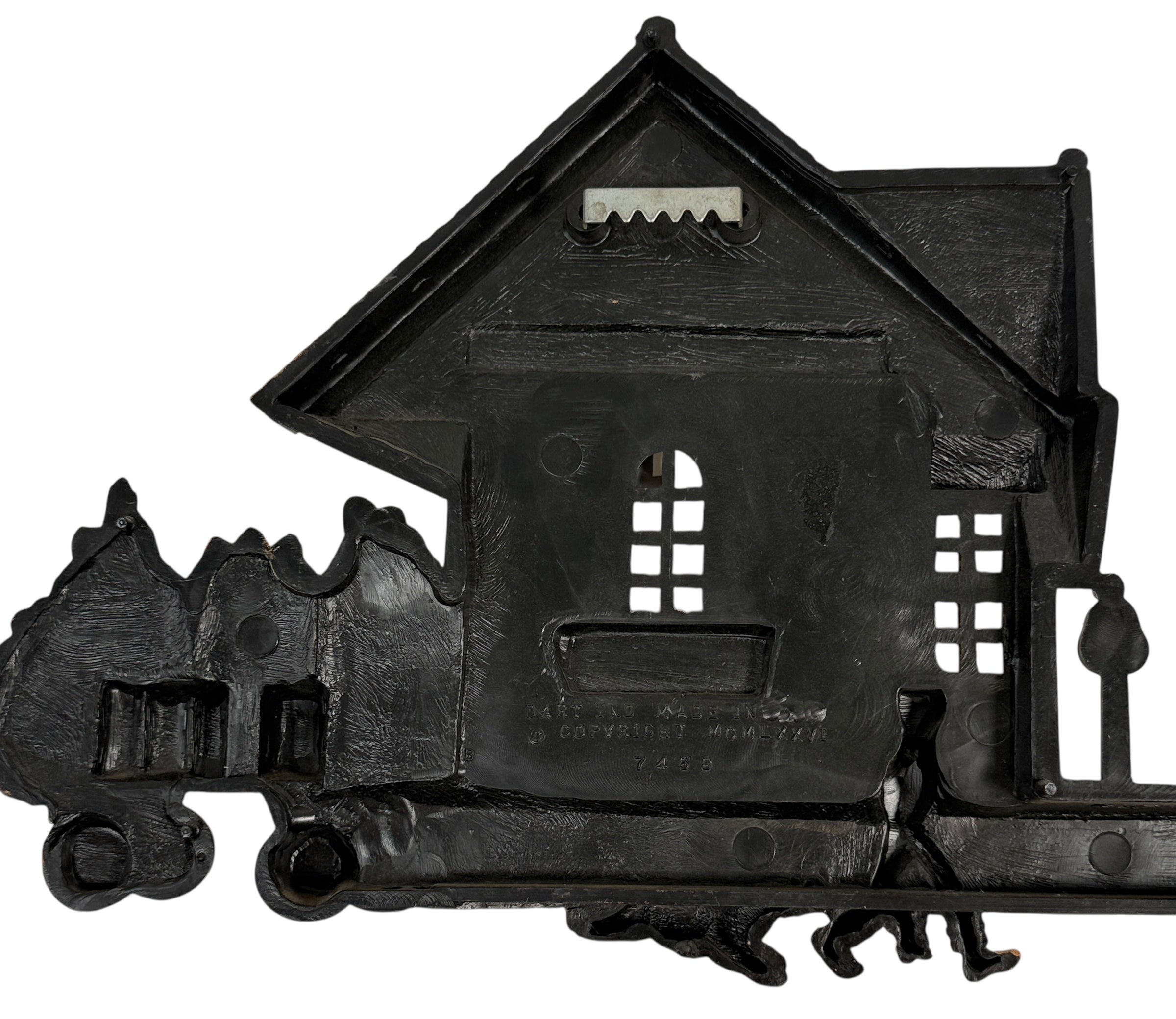 Vintage Coppercraft Train Station Wall Hanging: 1976 Dart Industries