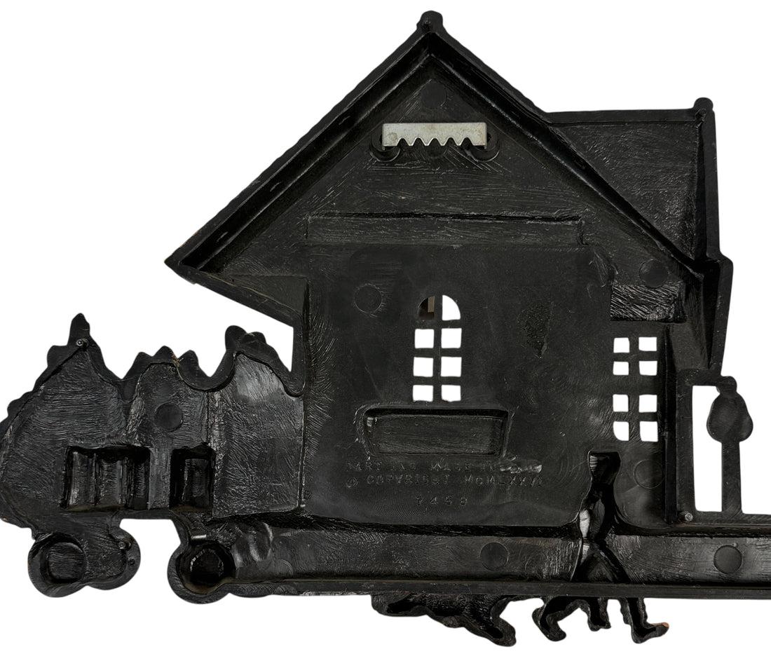 Vintage Coppercraft Train Station Wall Hanging: 1976 Dart Industries