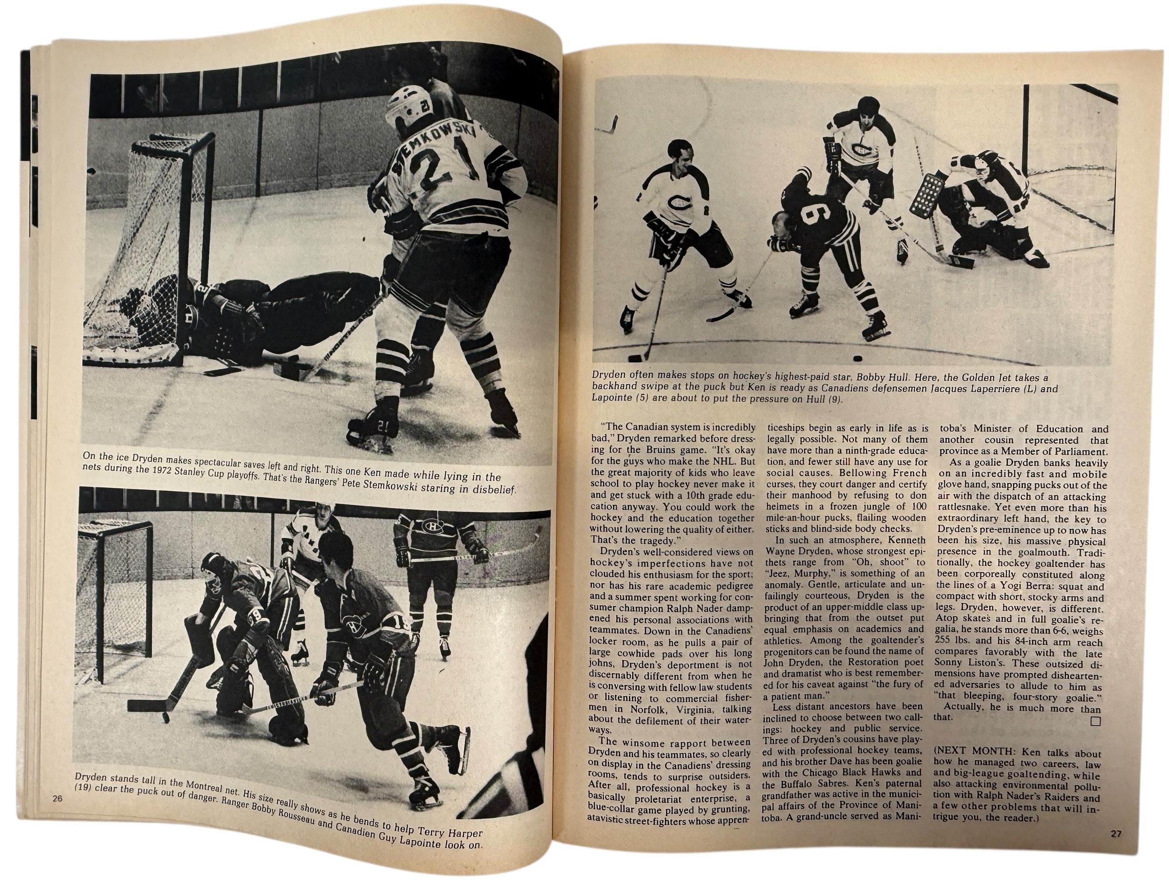 1972 Action Sports Hockey – Bobby Orr & Brad Park Issue