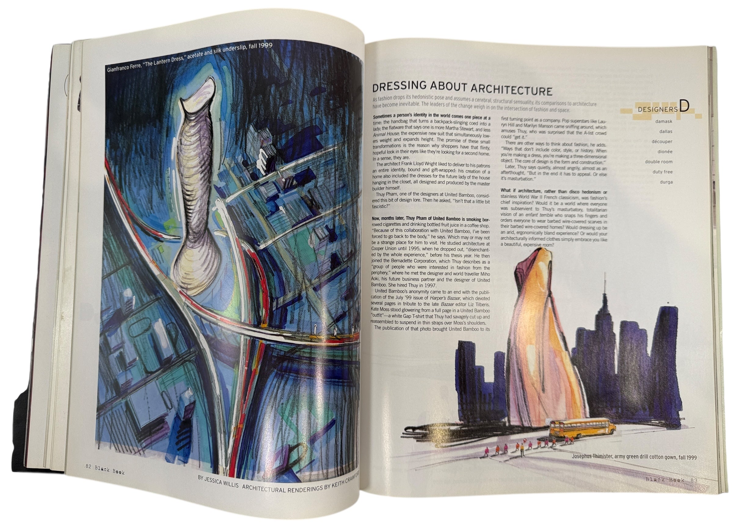 Magazine BlackBook – Hiver 1999/2000, numéro 13, couverture de Tim Robbins