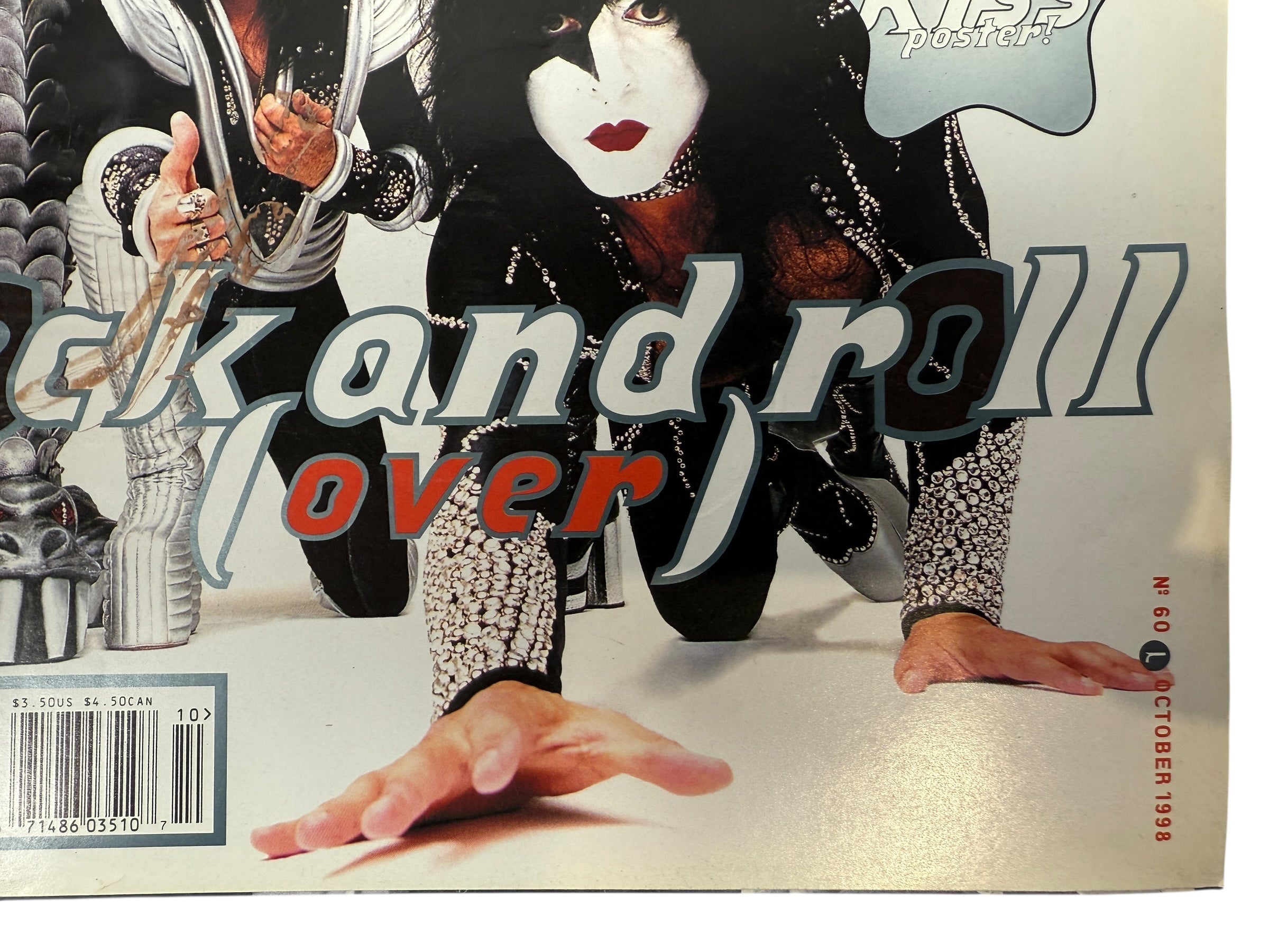 Ray Gun Magazine No.60 – KISS Cover 6th Anniversary (1998) W/ Poster
