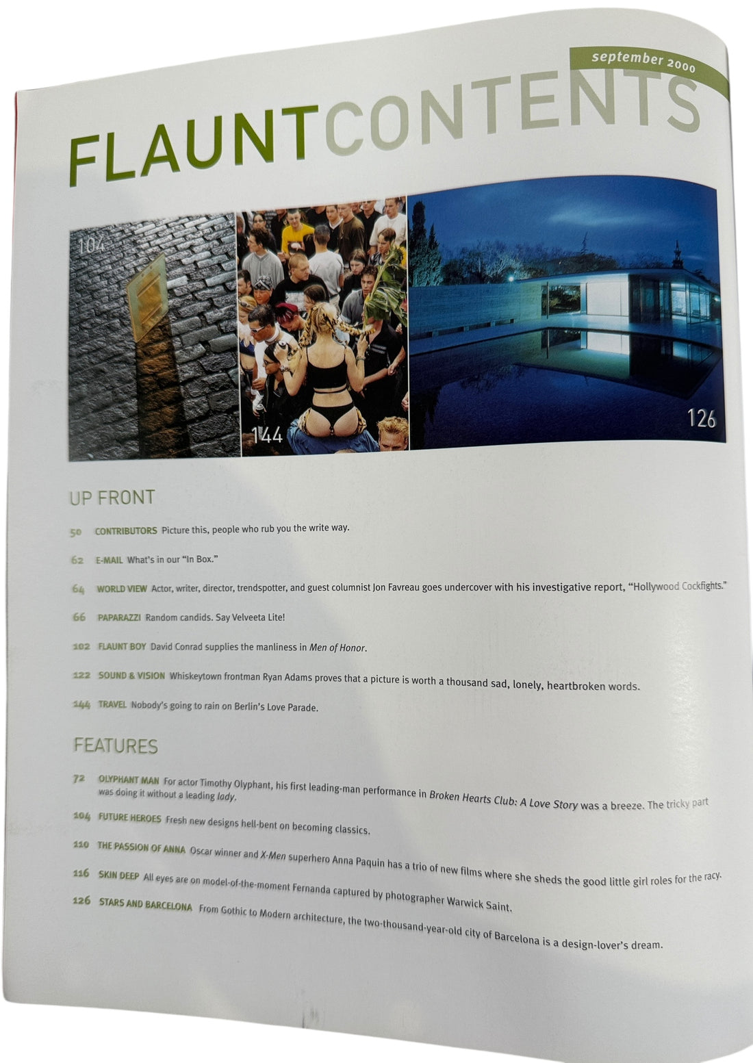 Flaunt Magazine No. 17 (Sept 2000) – Fall Fashion Issue