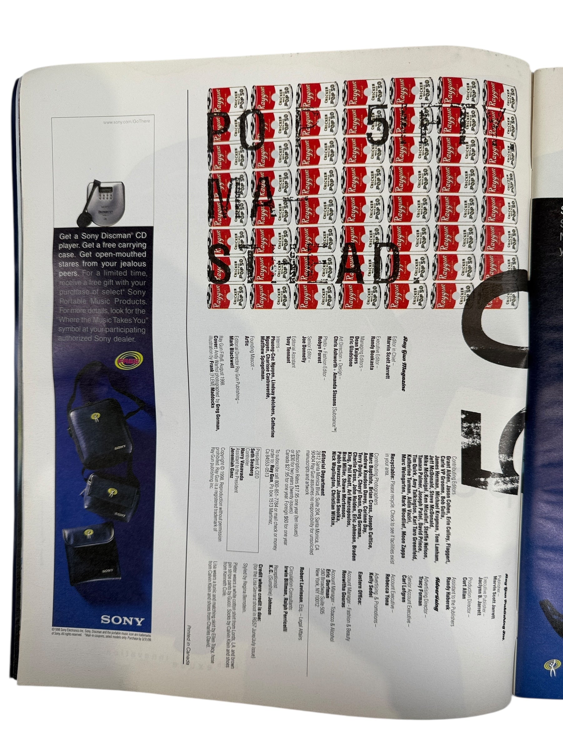 Ray Gun Magazine #50 (Aug 1998) – 50 Most Influential People