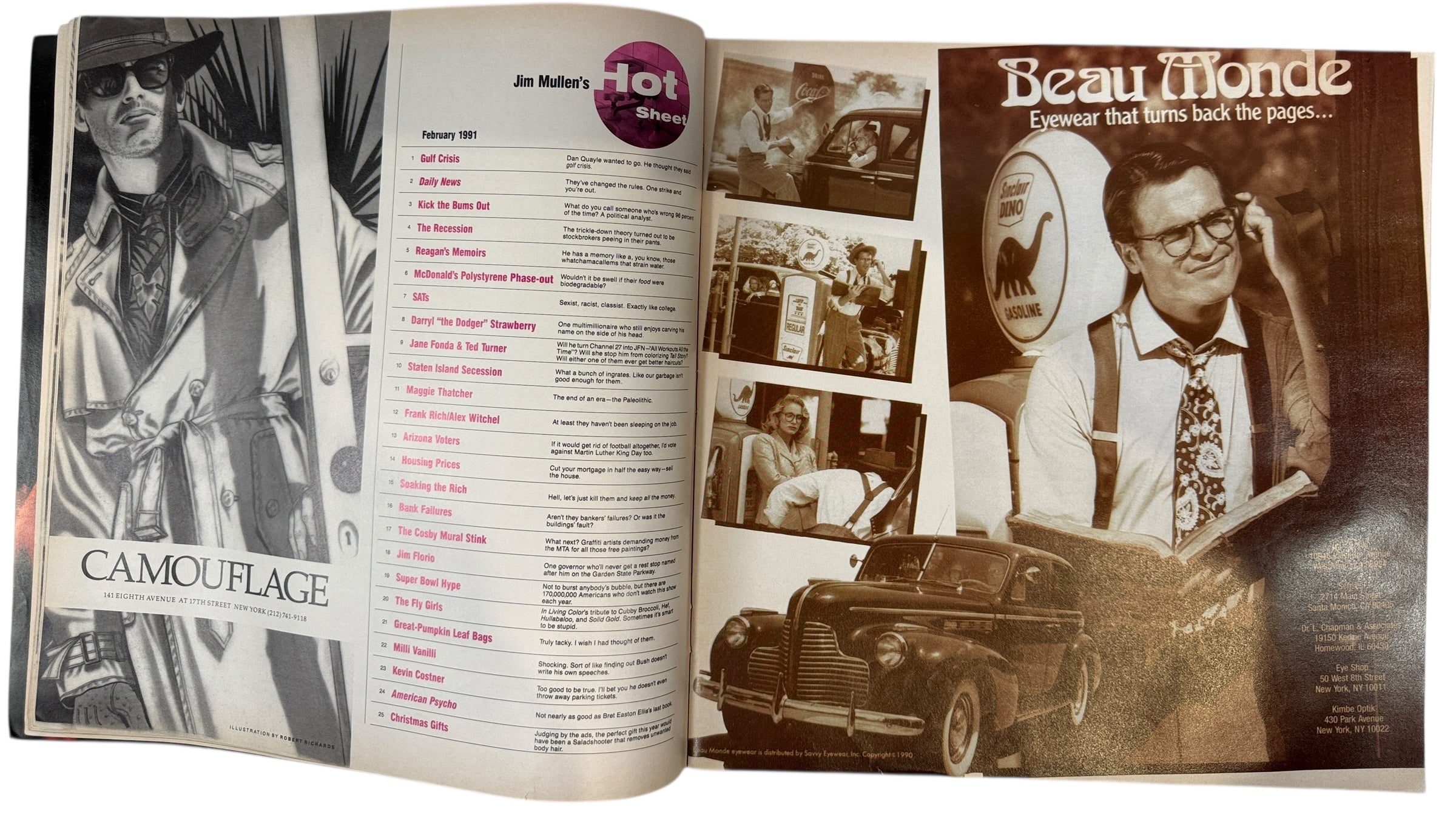 Egg Magazine – February 1991 (Annette Bening & John Cusack Cover)