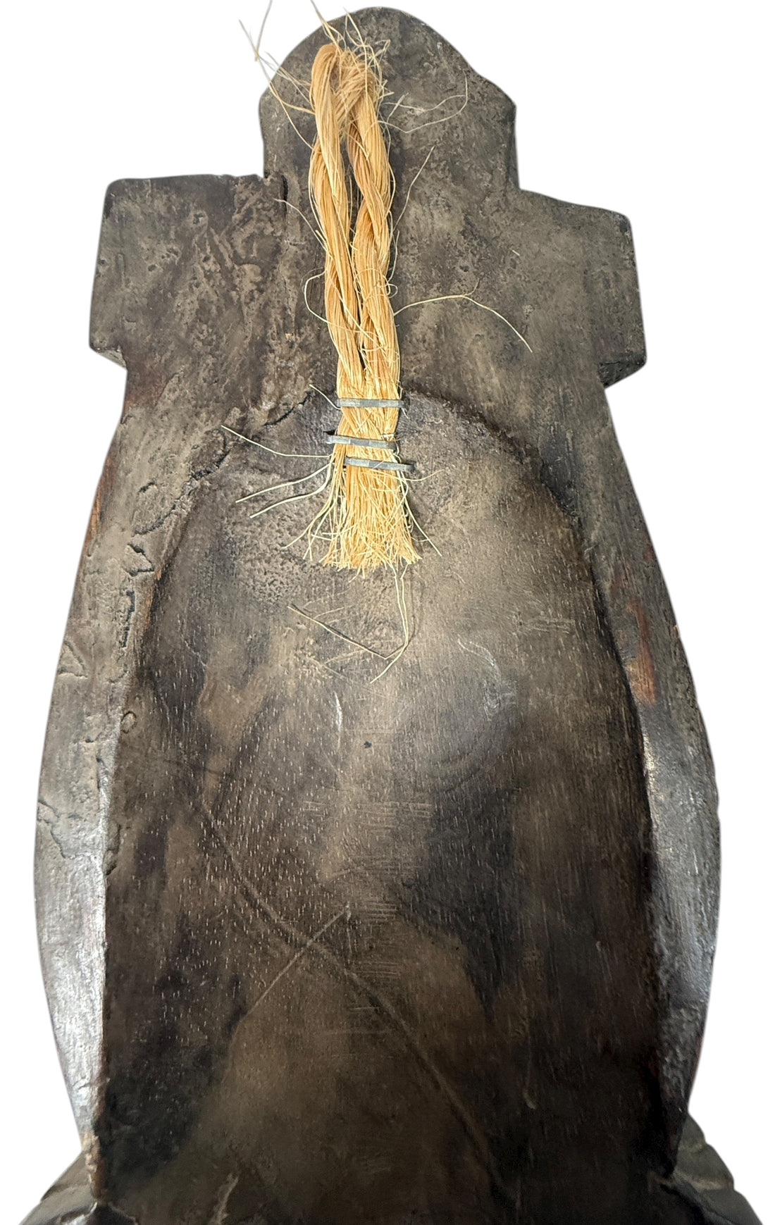 Hand-Carved African Wooden Mask – 21” Tall Vintage Tribal Wall Art