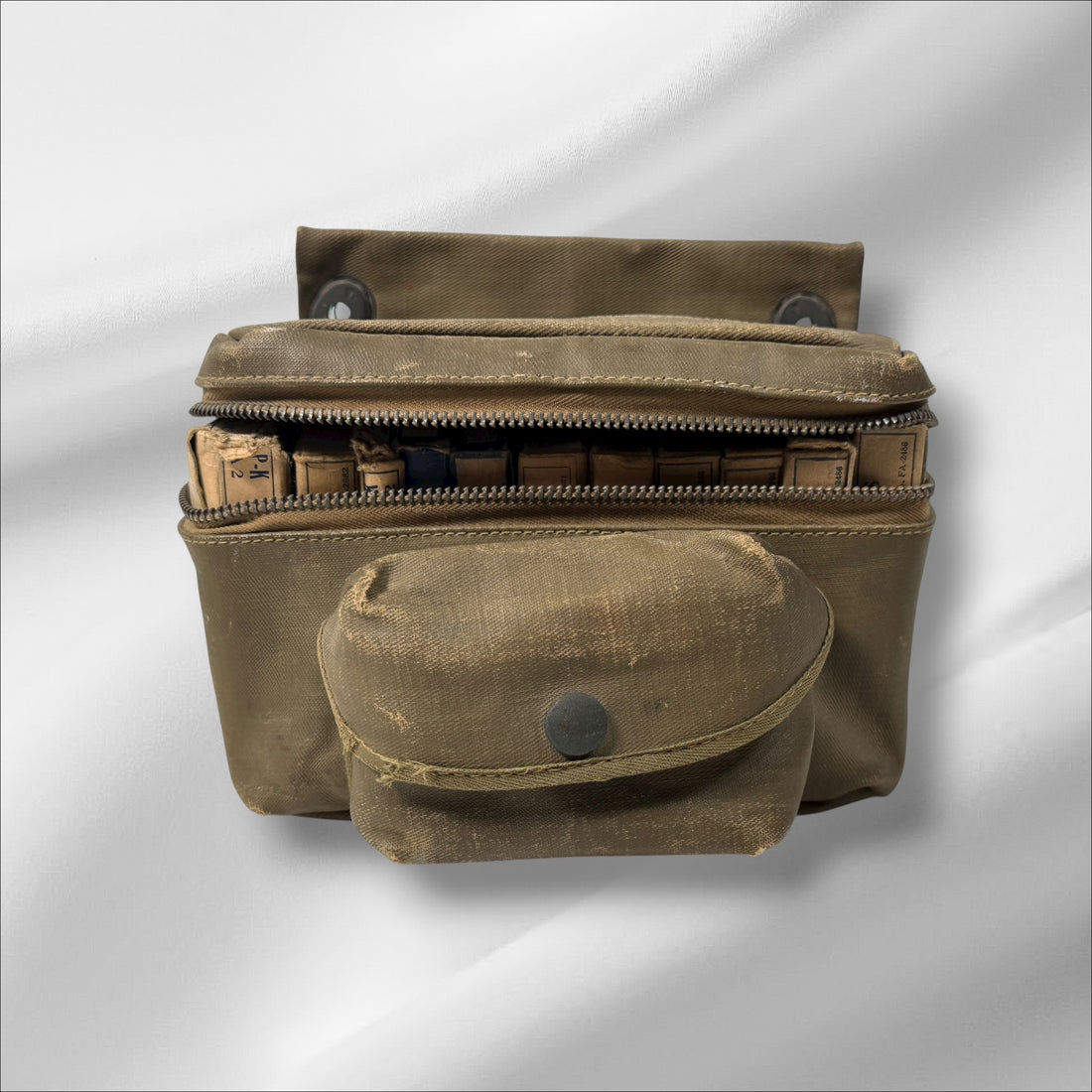 WWII Era Mine Safety Appliances Co. (MSA) First Aid Kit – Complete “Tabloid” Contents (c.1942–45)