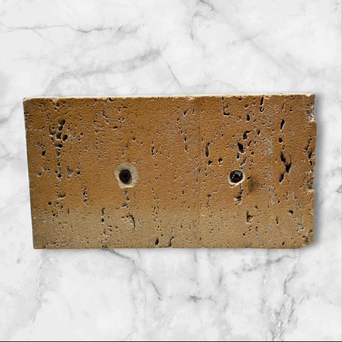 Sculpture abstraite moderne en bois – Socle en granit, signée JS