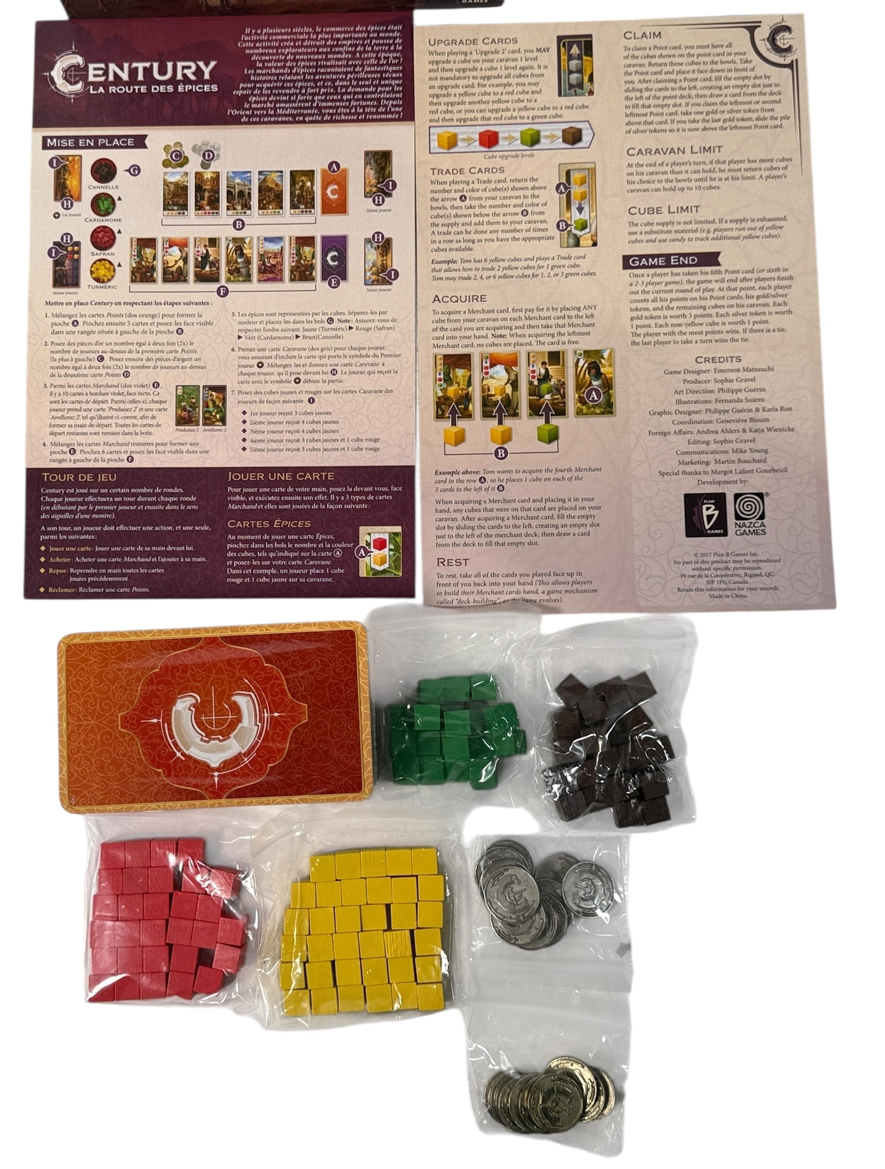 Jeu de plateau Century Spice Road – Plan B Games Strategy Classic