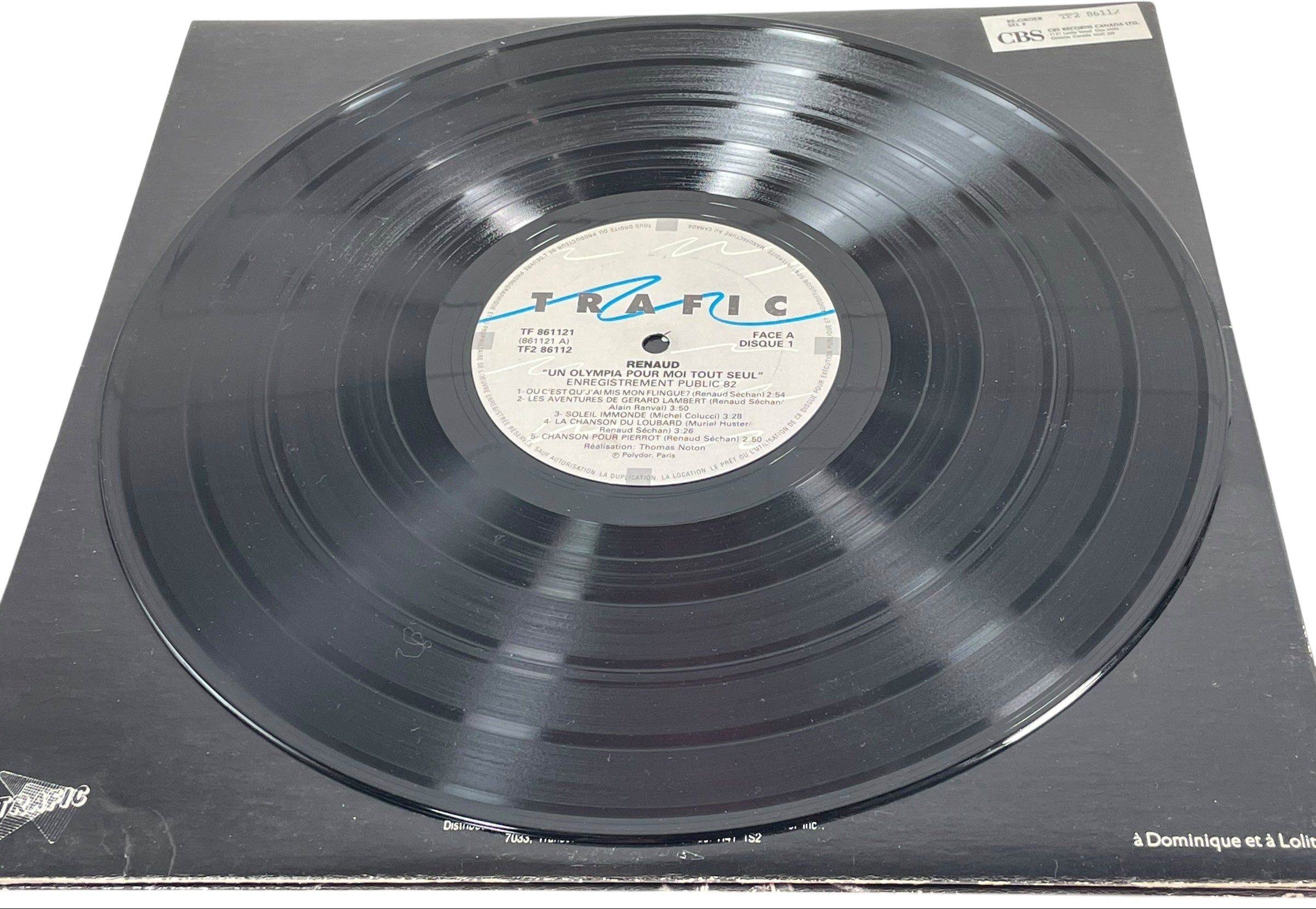 Renaud – Un Olympia Pour Moi Tout Seul (1982, 2xLP Gatefold)