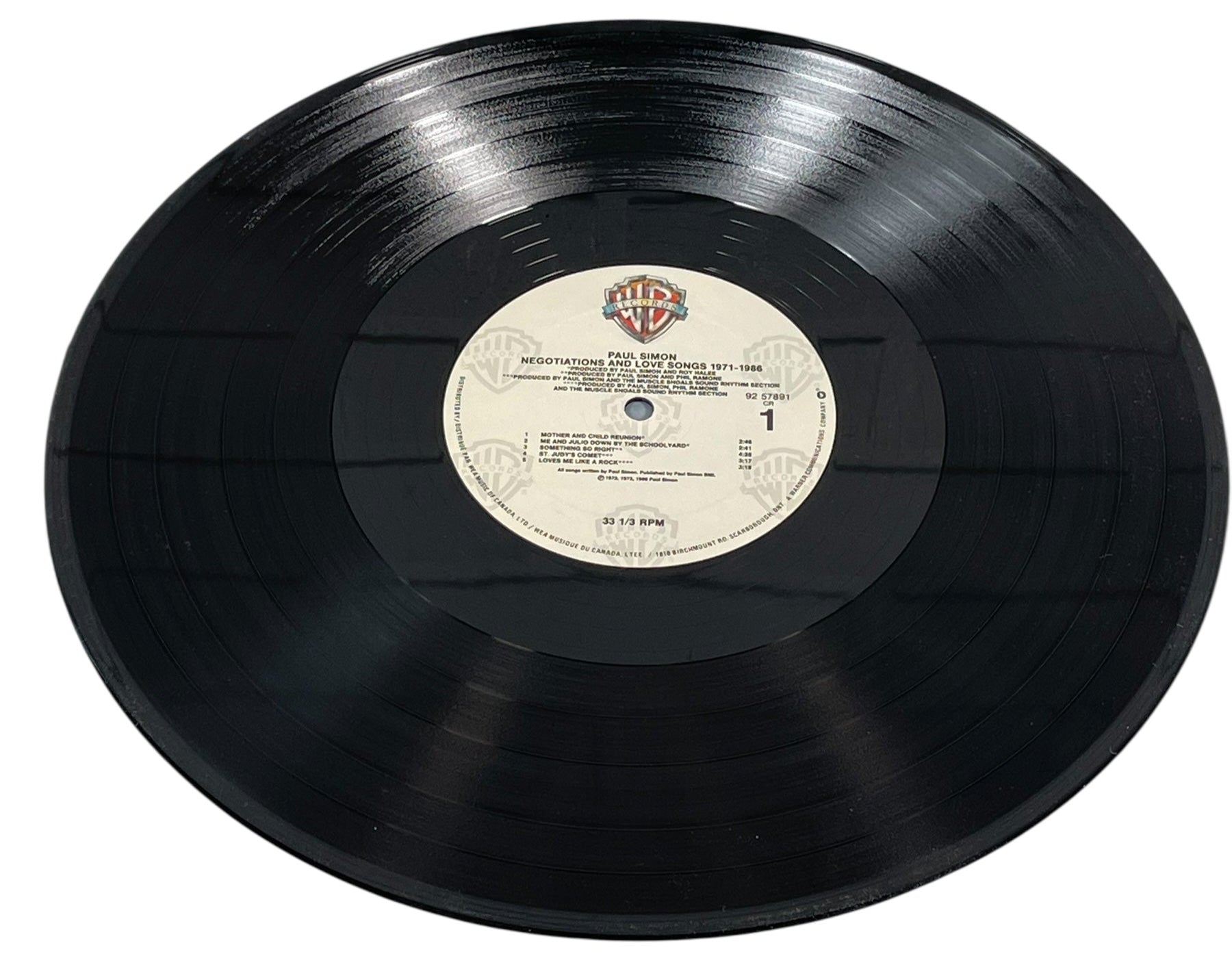 Paul Simon 2LP – Negotiations & Love Songs (1988 Canada) Cover: M - Album: NM