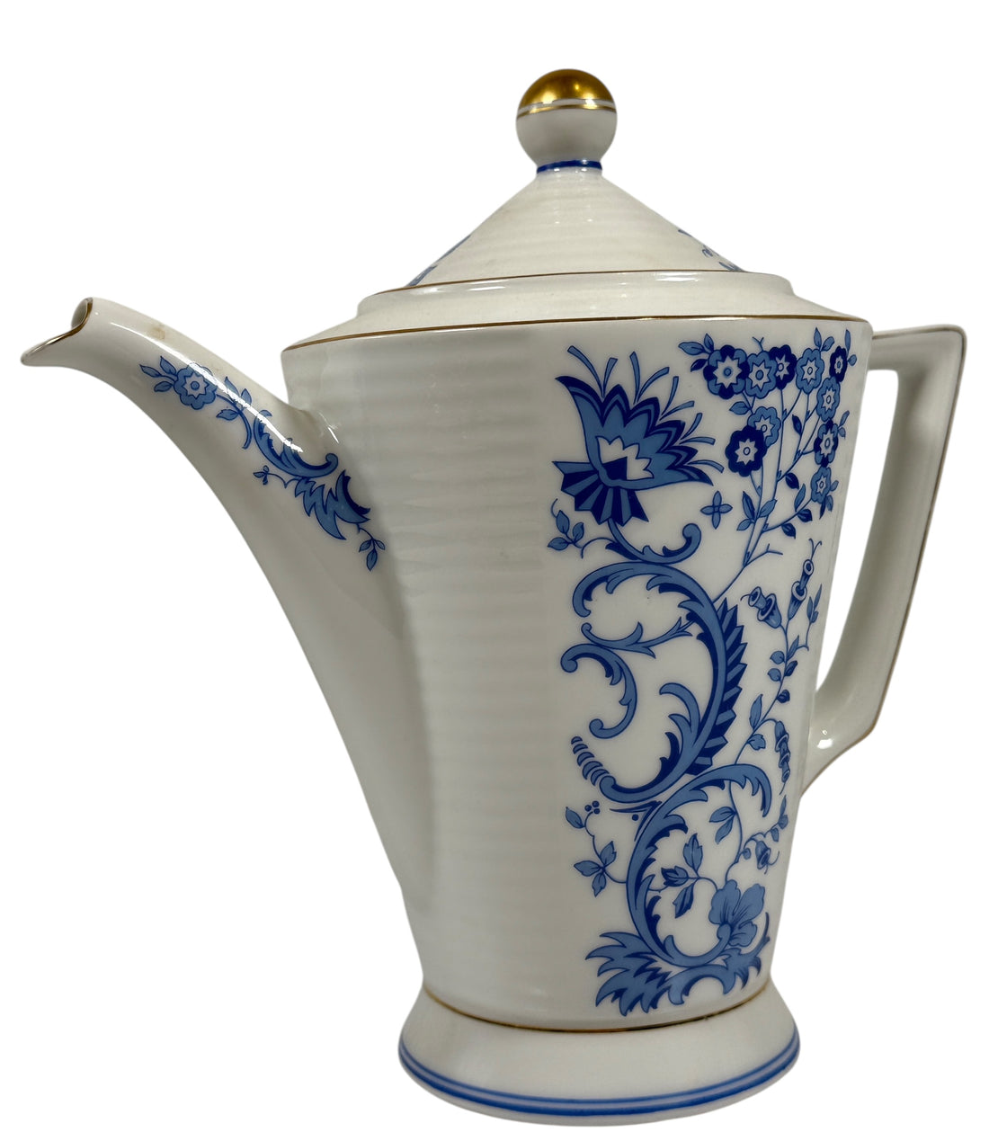 Mid-Century Heinrich Selb Bavaria – Lumina Blau Coffee Pot