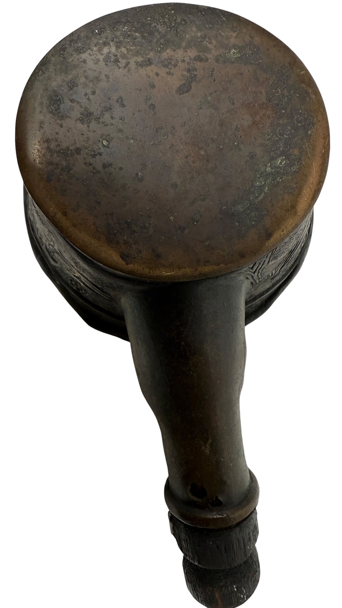 Early-20th Century Chinese Cast Iron Clothes Iron – 8” Reproduction