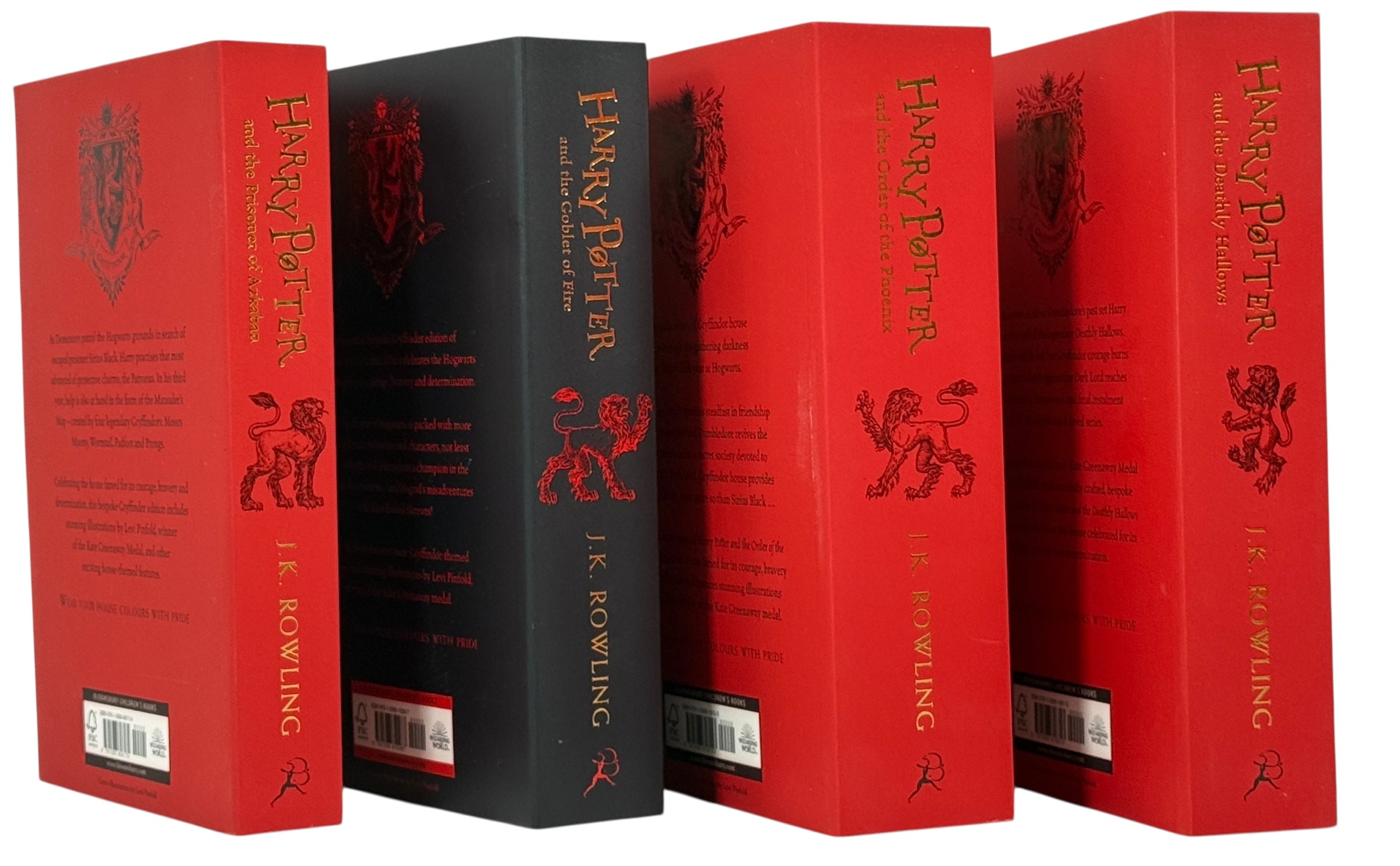 Harry Potter Gryffindor House Edition Set – All 7 Books, Near Fine