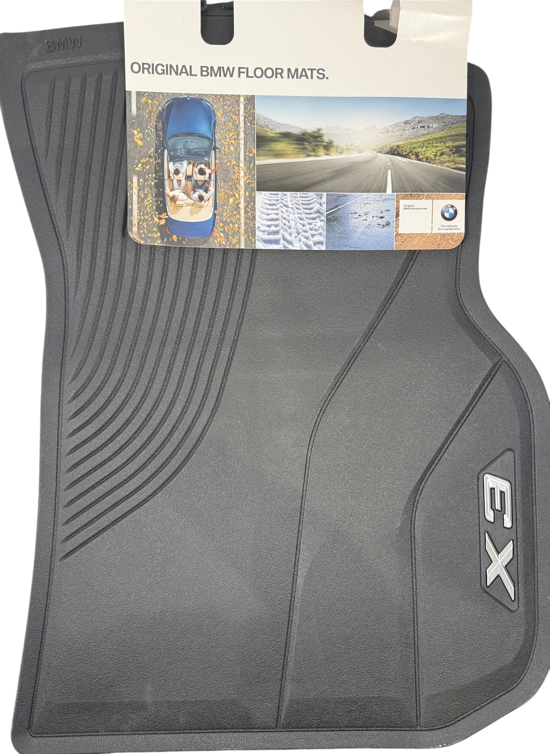 BMW X3 OEM Rubber Floor Mats – All-Weather 4-Piece Set - NEW