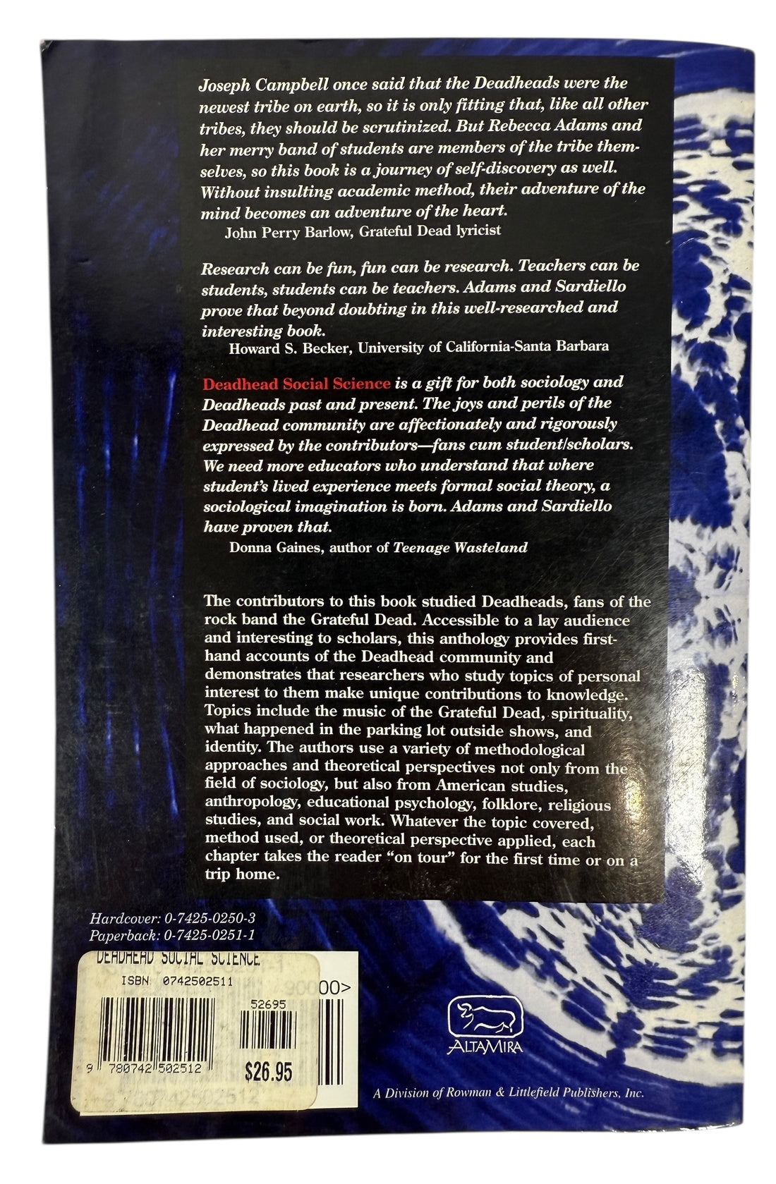 Deadhead Social Science – Adams & Sardiello (2000)