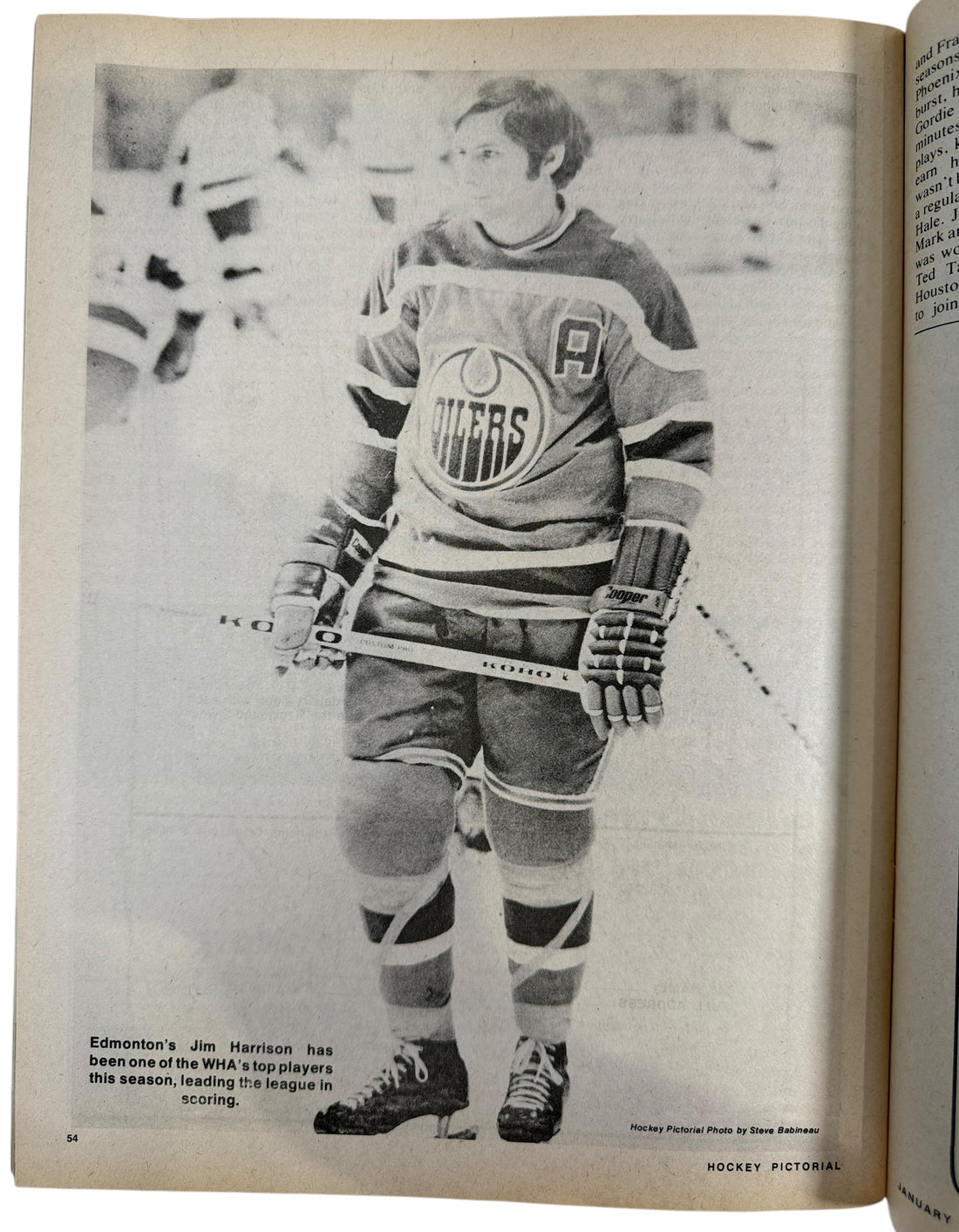 Vintage 1974 Hockey Pictorial – Bobby Orr Cover (No Poster)