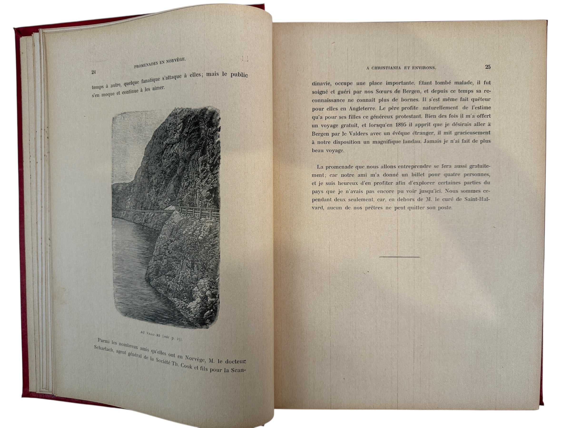 Promenades en Norvège – Livre de voyage illustré Fallize des années 1890
