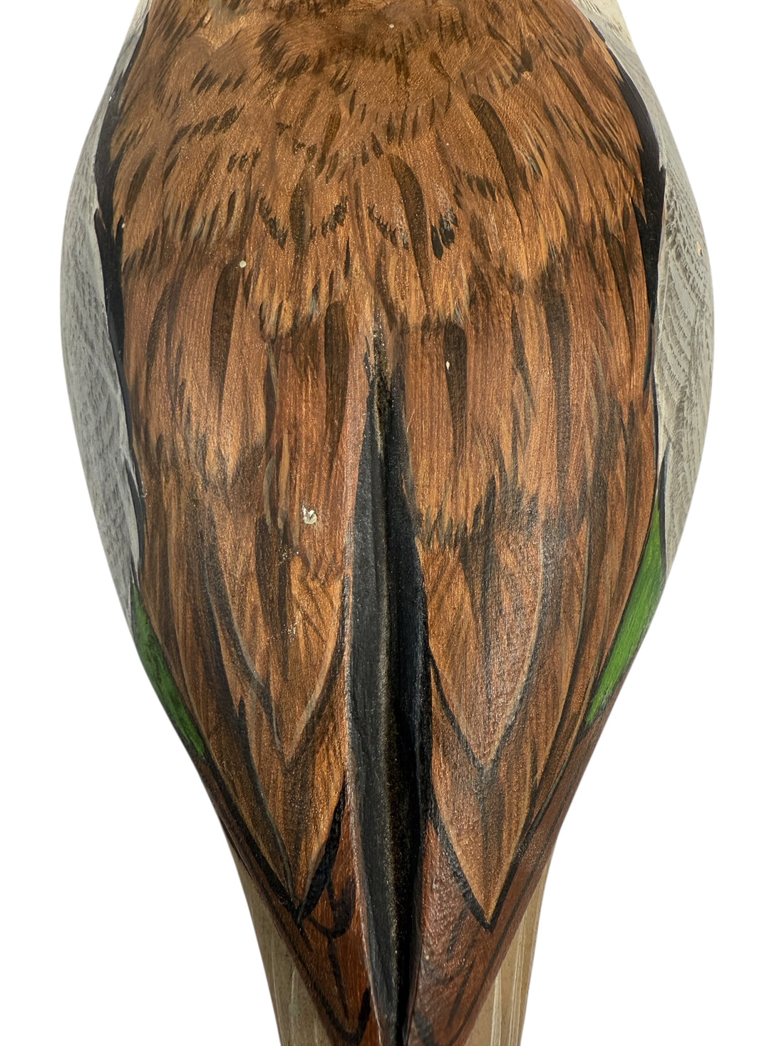 Vintage Georges Vincelli Carved Duck Decoy – Green-Winged Teal, Signed Laval QC