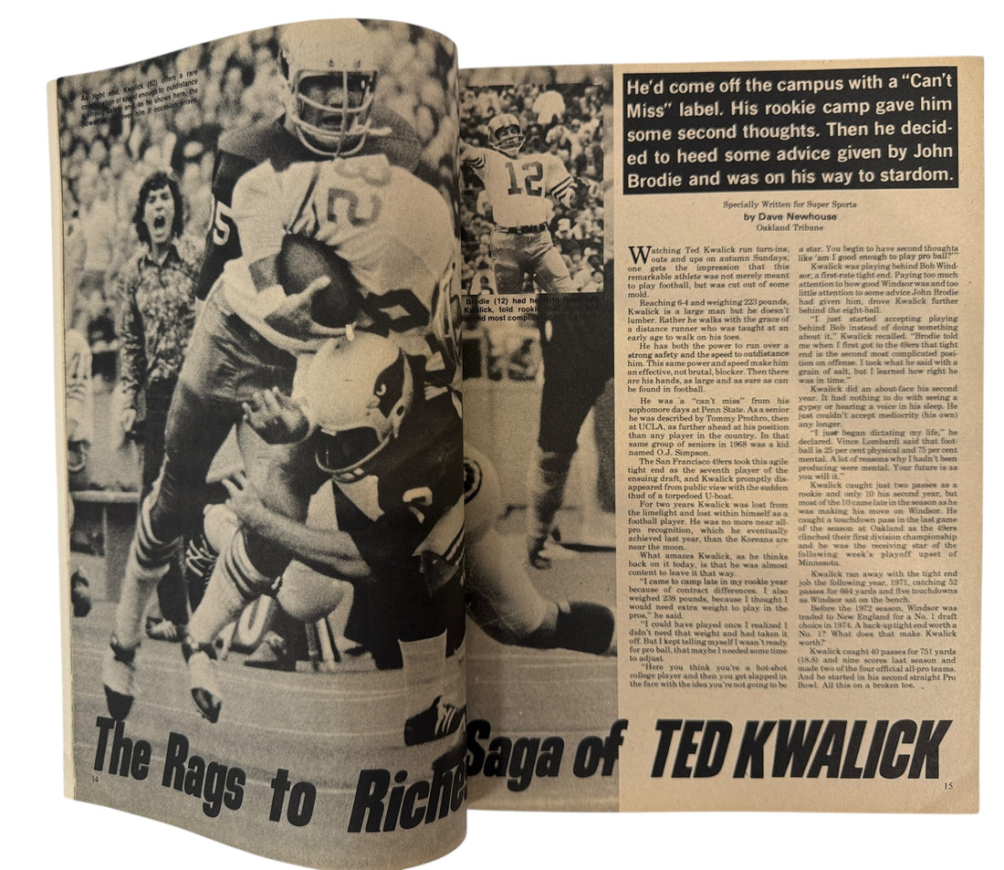 1974 Super Sports Magazine – Bobby Orr Cover,  & Guy Lafleur Article