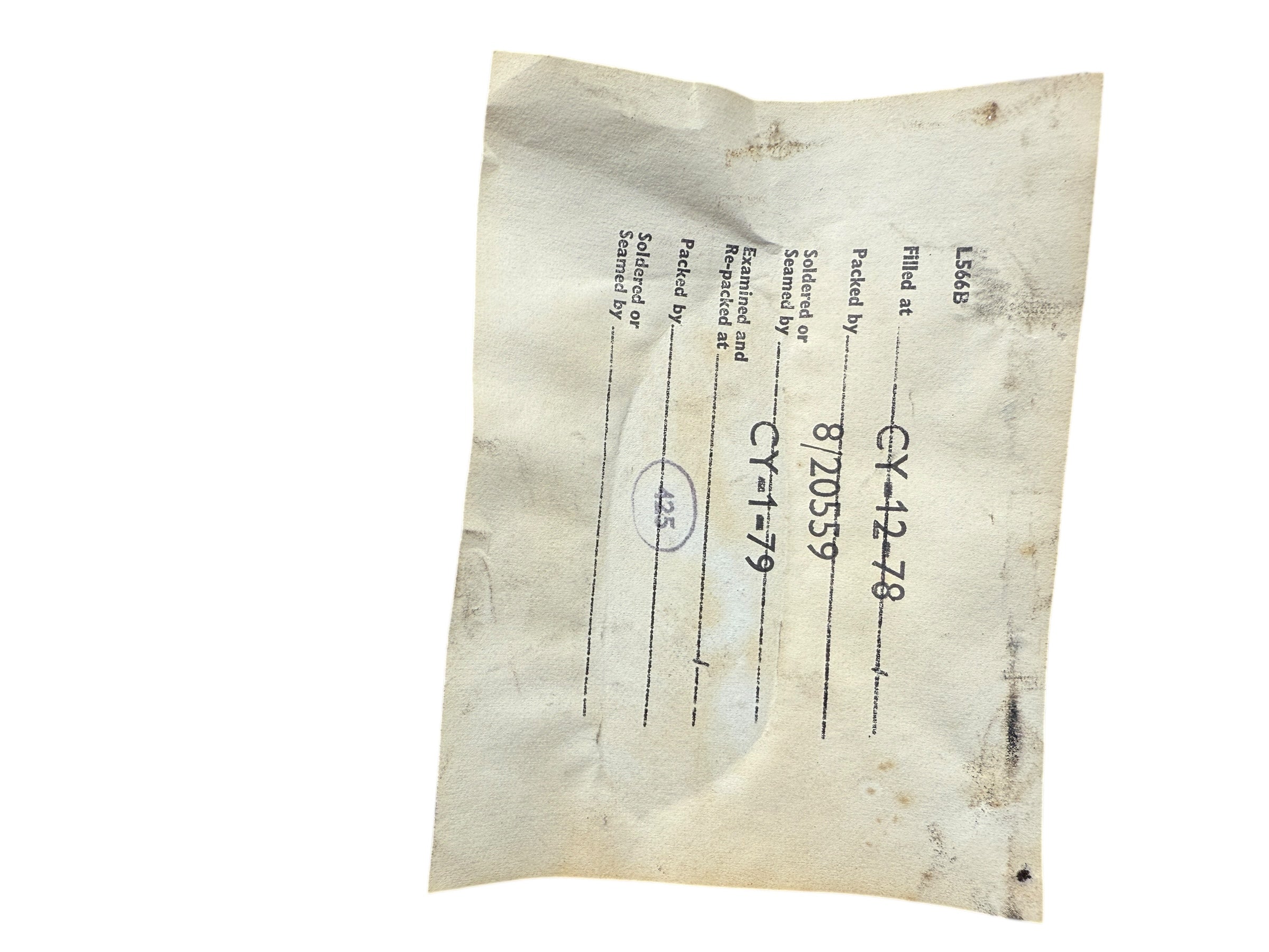 Vintage British Military Ammo Box – 105mm L31A3 Shell Case – 1970s