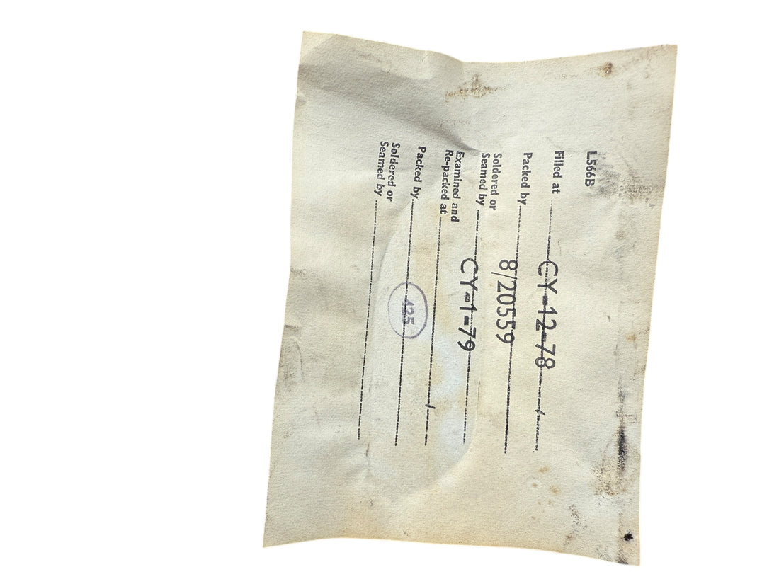 Vintage British Military Ammo Box – 105mm L31A3 Shell Case – 1970s