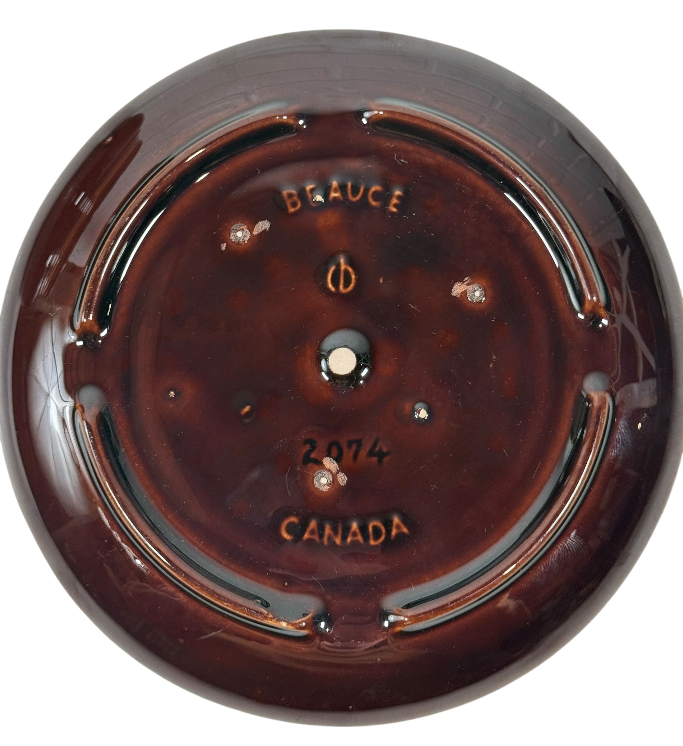 Vintage Beauceware 2074 Brown Drip Covered Dish – Made in Canada