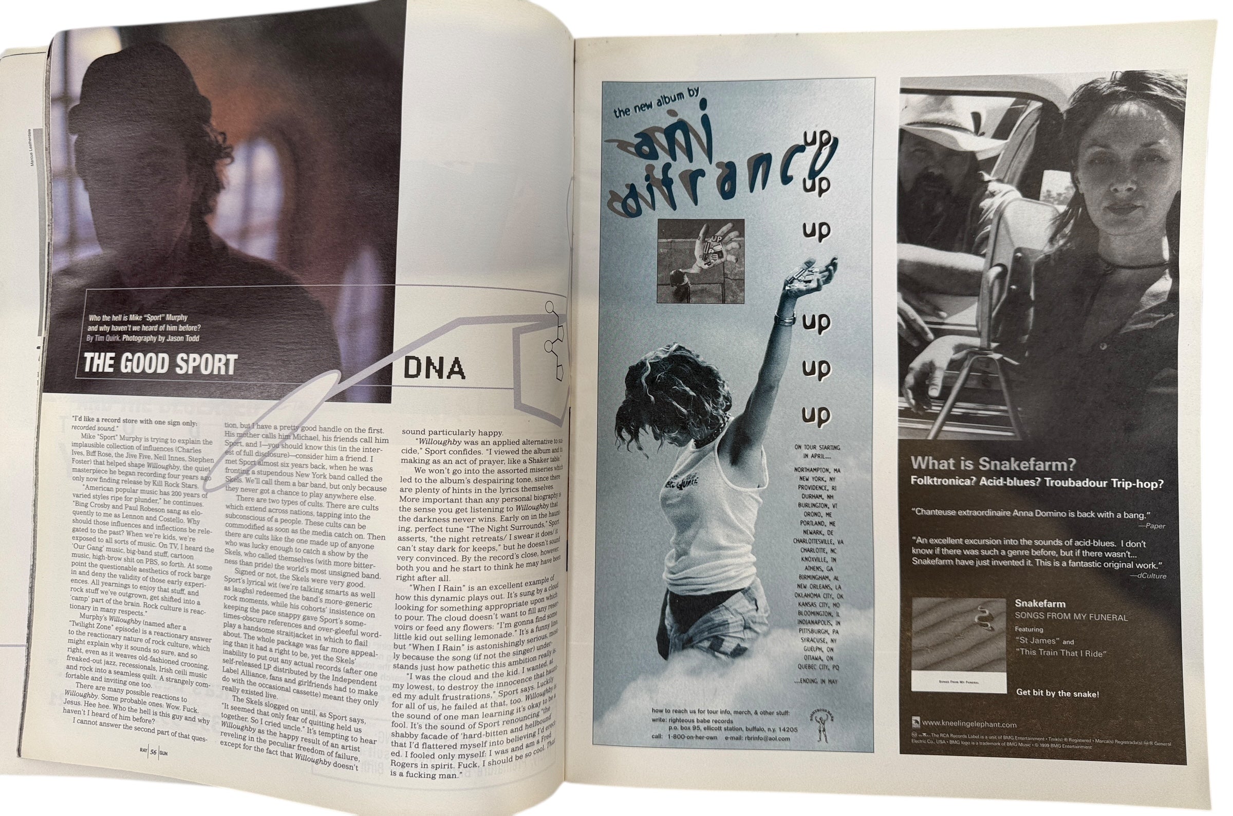 Ray Gun Magazine #66 (April 1999) – Shirley Manson Cover