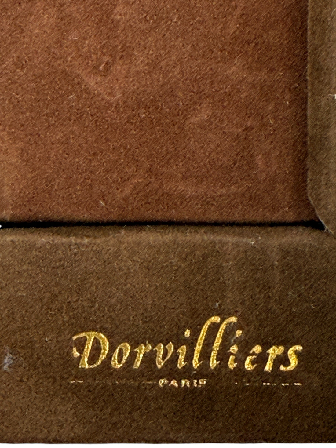 Cadre photo vintage Dorvilliers Paris – Incrustations de bois rouge et noir