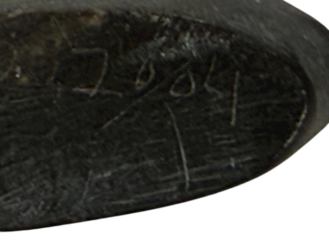 Inuit Soapstone Bear – Joe Ittukalak – Signed & Dated 2004 – 10″ Carving – Nunavik Canada