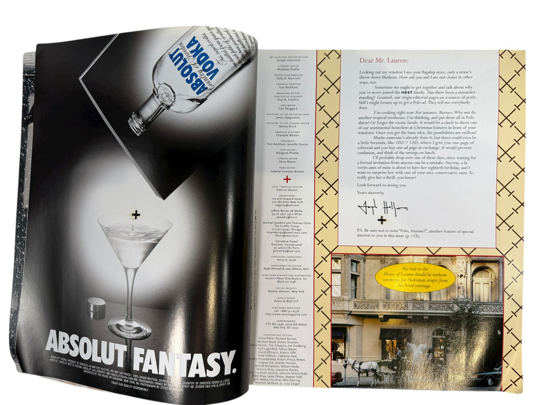 Nest Magazine Winter 2000-2001 Andrée Putman by Herself Issue 11