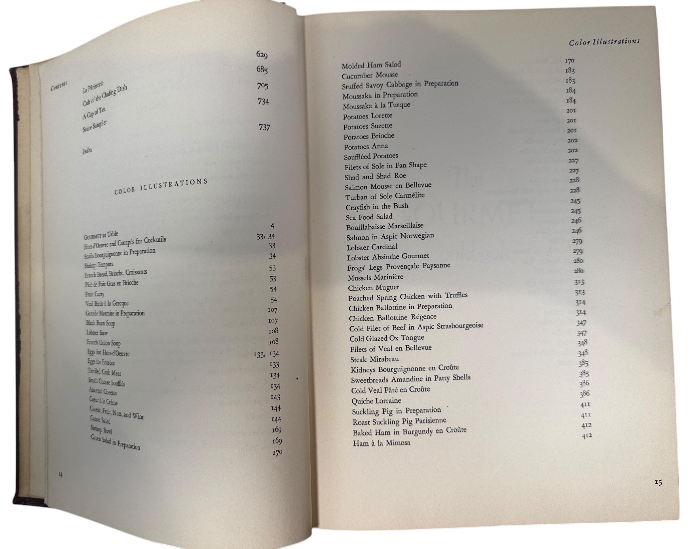 Livre de cuisine gastronomique de 1950 – Elizabeth B. Dietrich, 1951, 3e édition