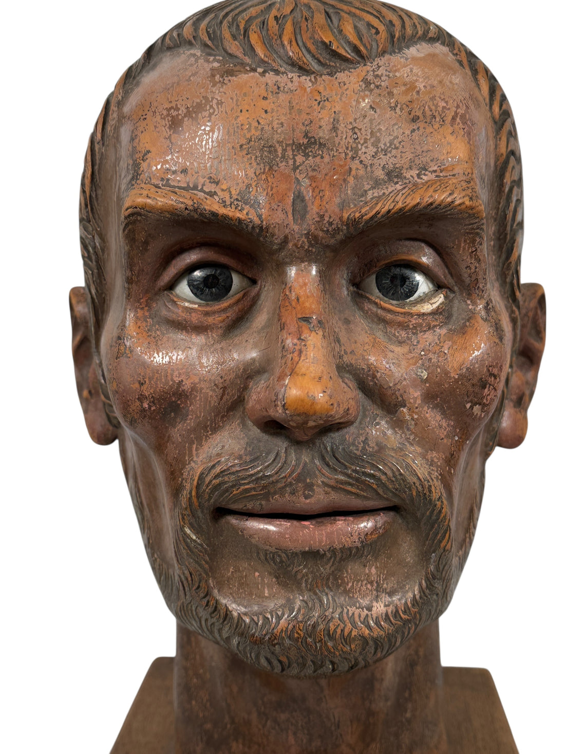 Mid-Century Wood Bust of Saint Martin de Porres – Diplomatic Provenance (1962)