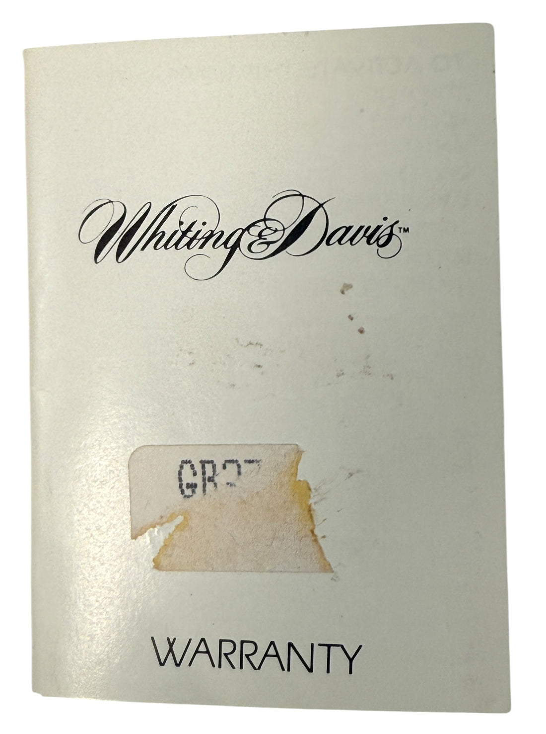 Vintage Whiting & Davis Gold-Tone Mesh Double Picture Frame w/ Box