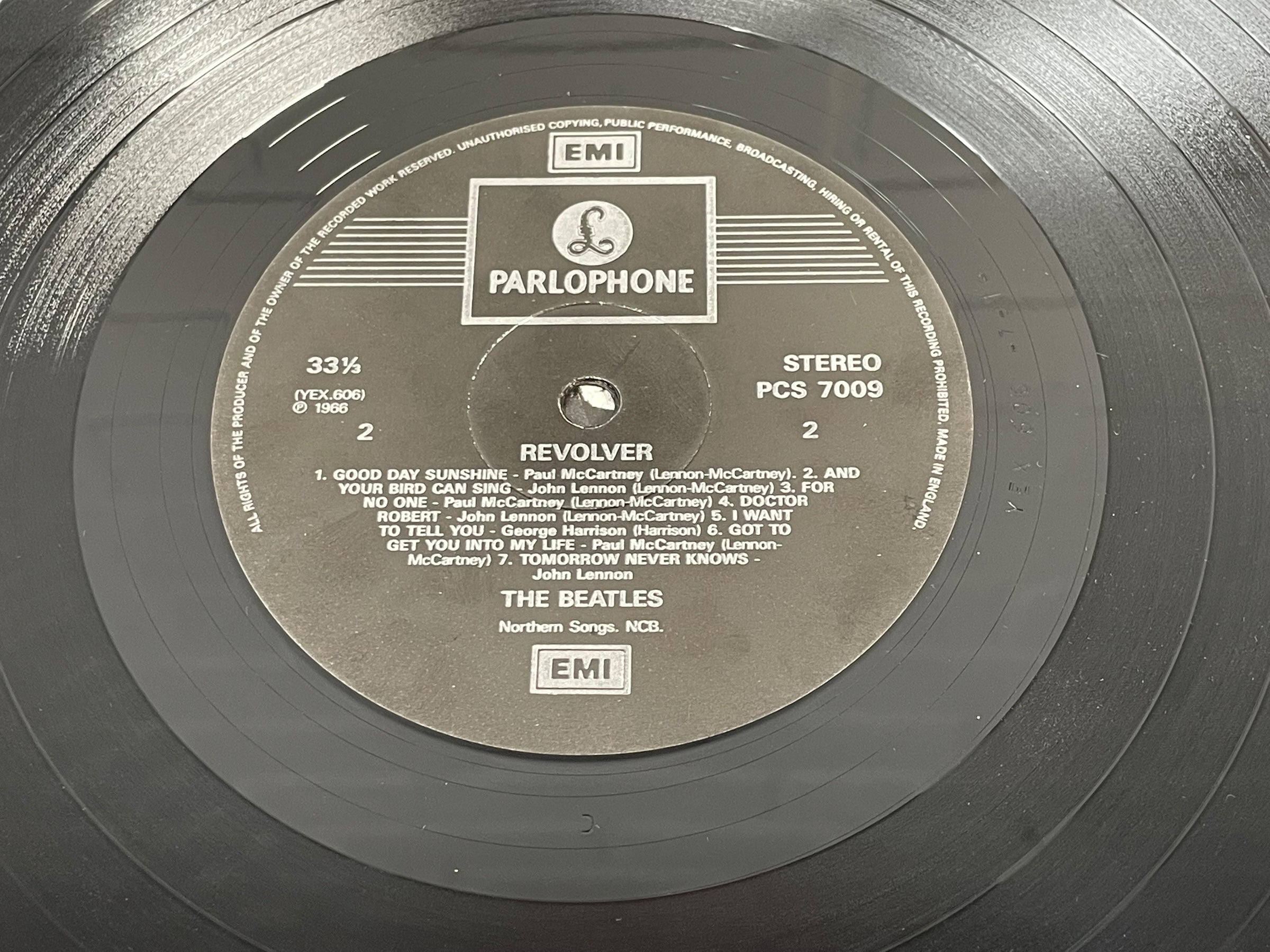 The Beatles – Revolver (UK PCS 7009, F Cover/G Vinyl) Couverture endommagée, Parlophone