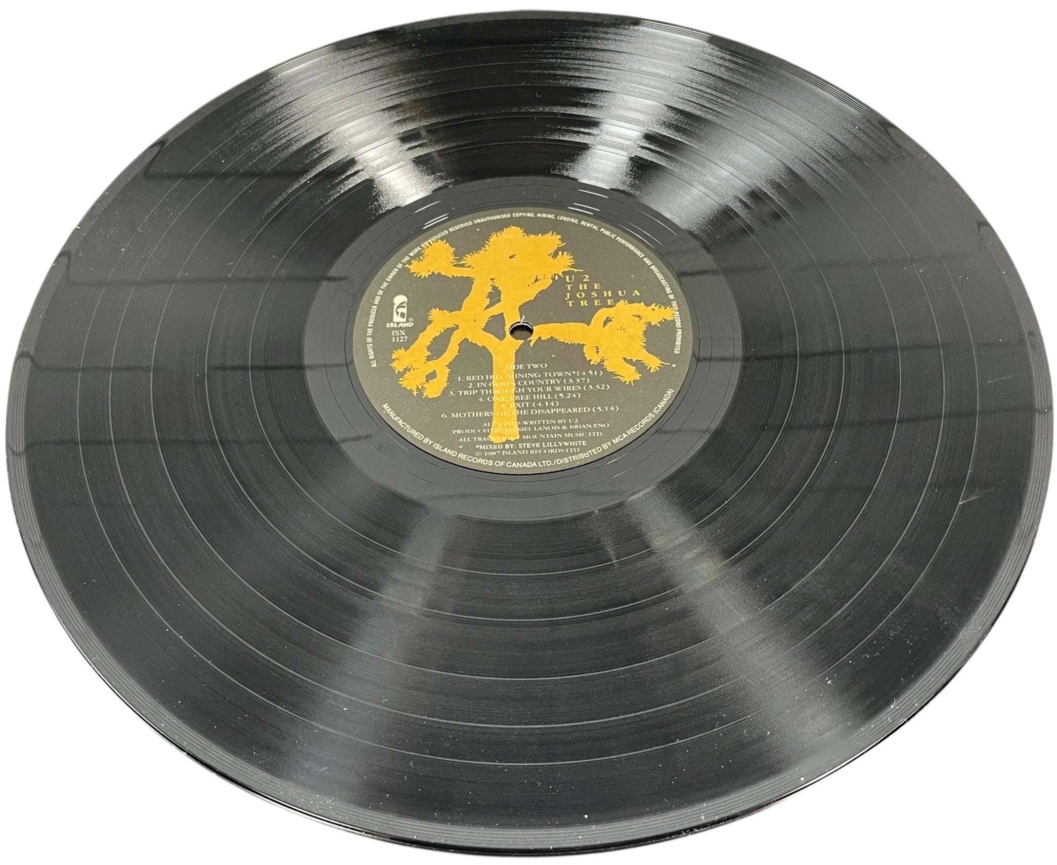 U2 – The Joshua Tree (1987, premier pressage canadien, ISX 1127) Pochette : NM, Album M